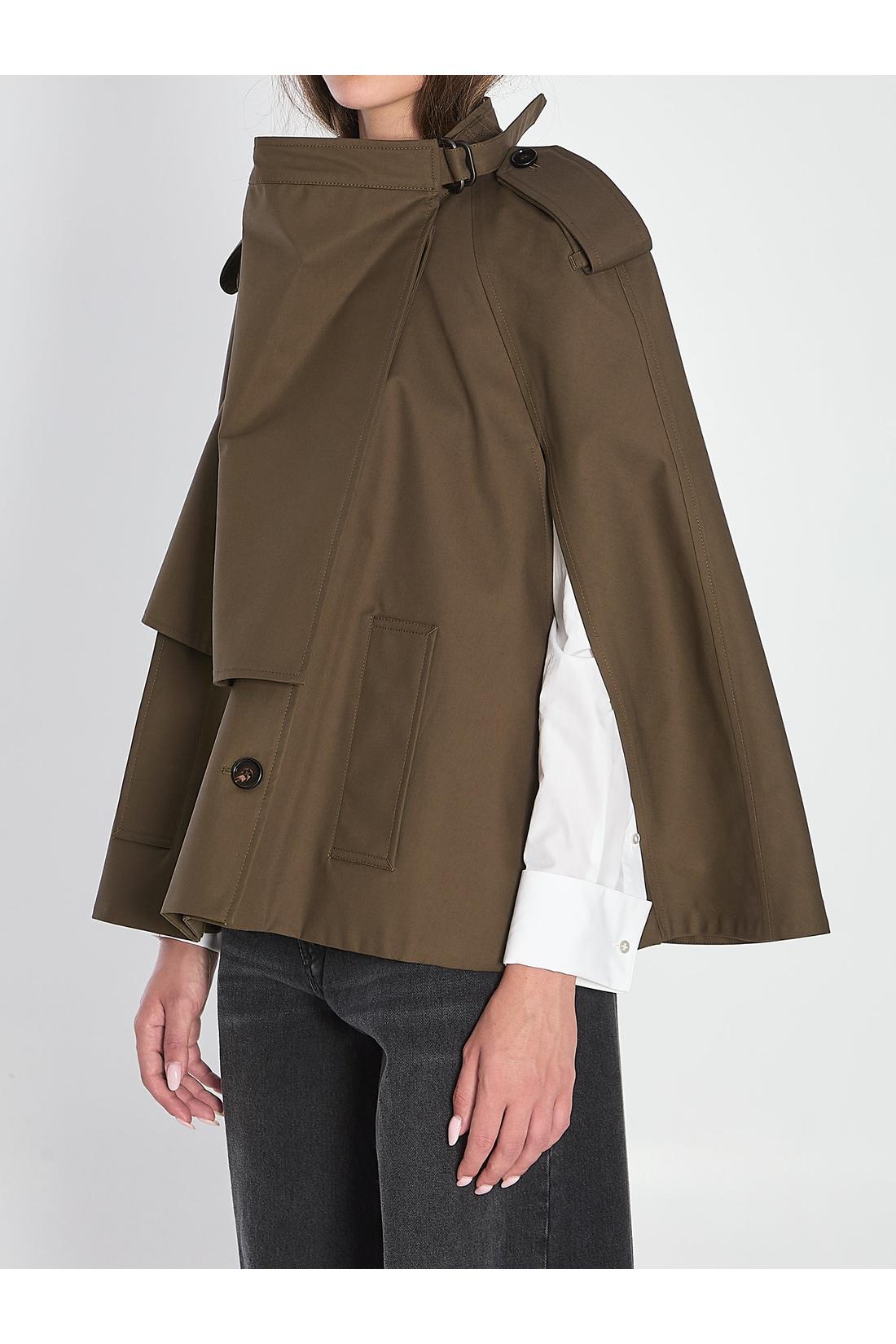 Burberry-OUTLET-SALE-Juniper cotton cape-ARCHIVIST