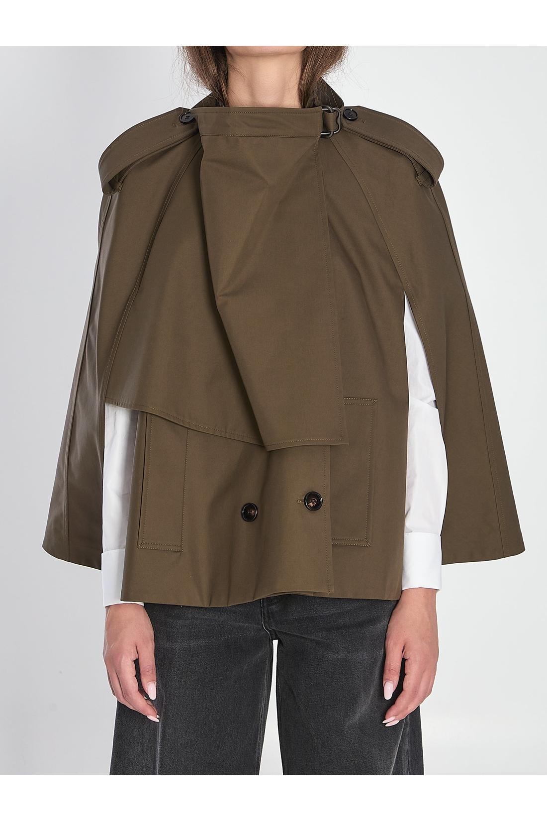 Burberry-OUTLET-SALE-Juniper cotton cape-ARCHIVIST