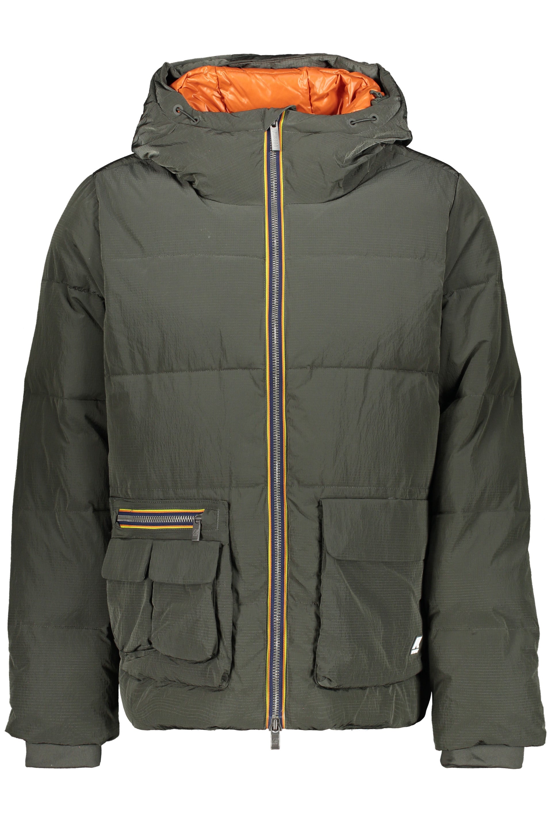 Hooded down jacket
