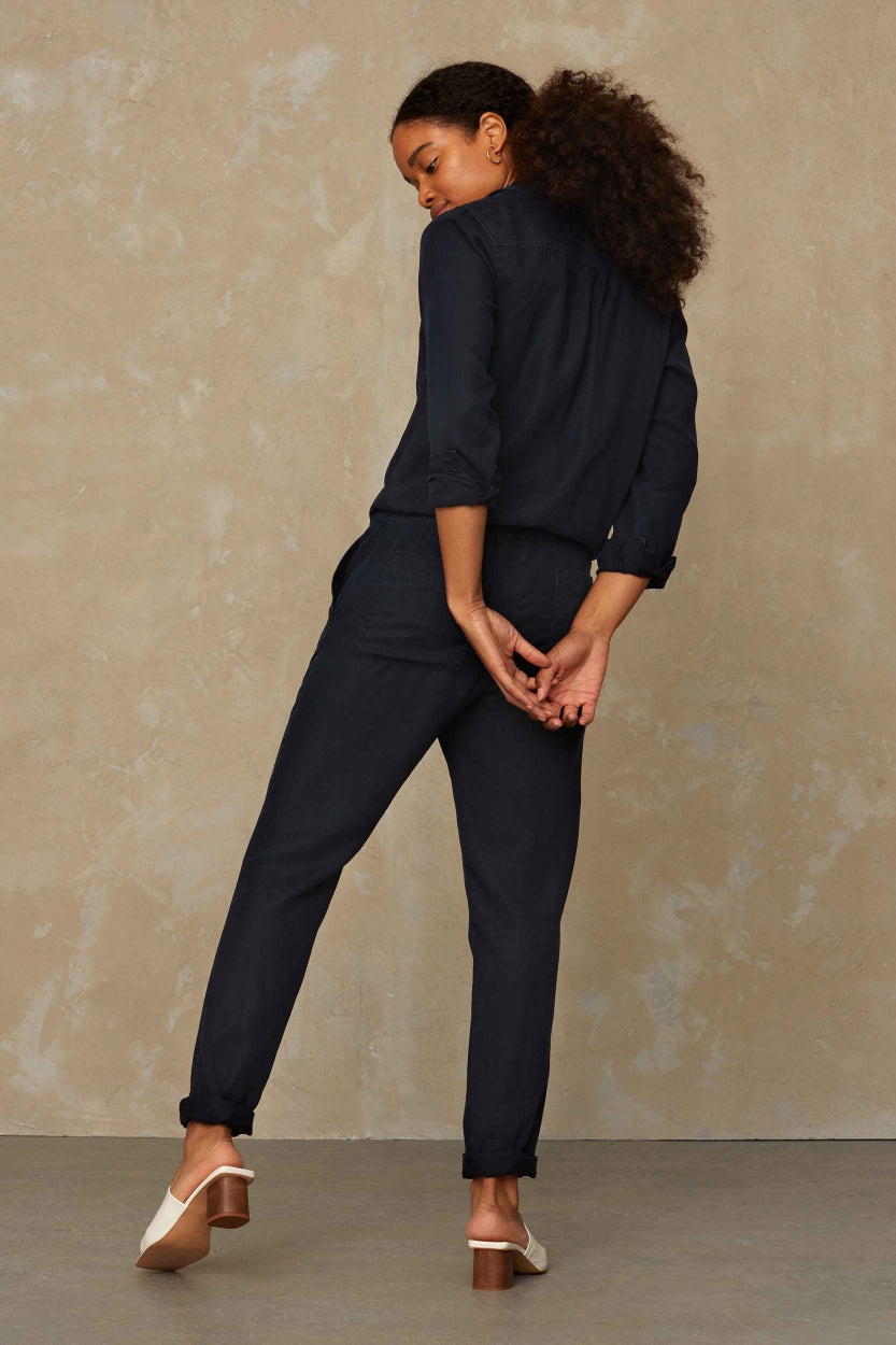 Kings Of Indigo-STEPHANIE | BLUE BLACK-Kleider & Röcke-Black-Deal-Outlet-by-ARCHIVIST