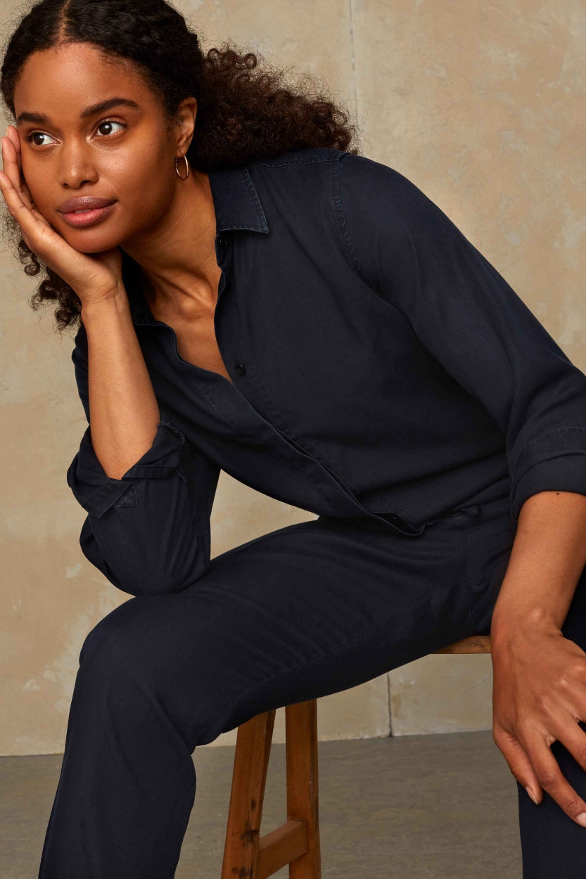 Kings Of Indigo-STEPHANIE | BLUE BLACK-Kleider & Röcke-Black-Deal-Outlet-by-ARCHIVIST