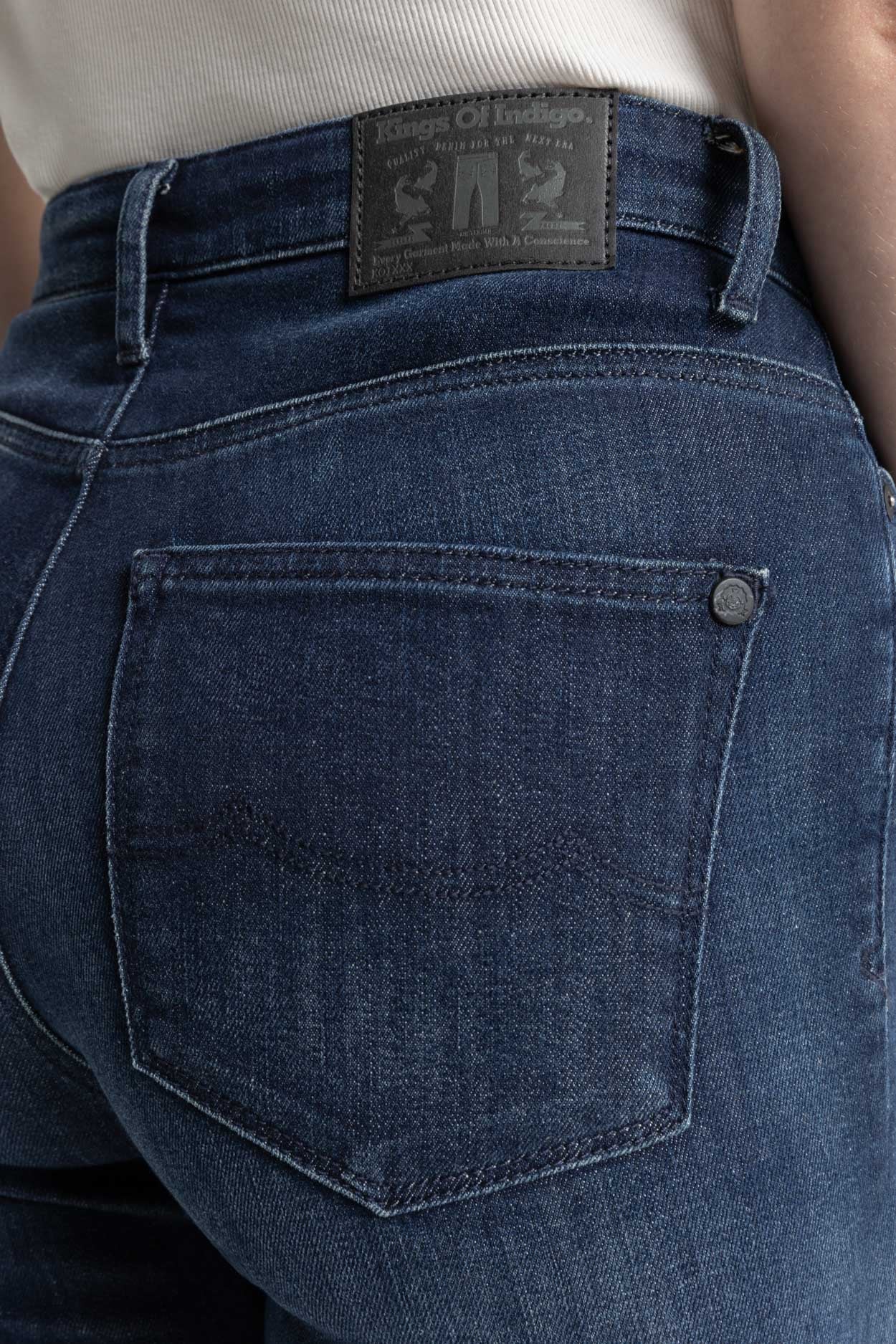 Kings Of Indigo-CHRISTINA HIGH | GORBI BLUE WORN-Jeans-Black-Deal-Outlet-by-ARCHIVIST