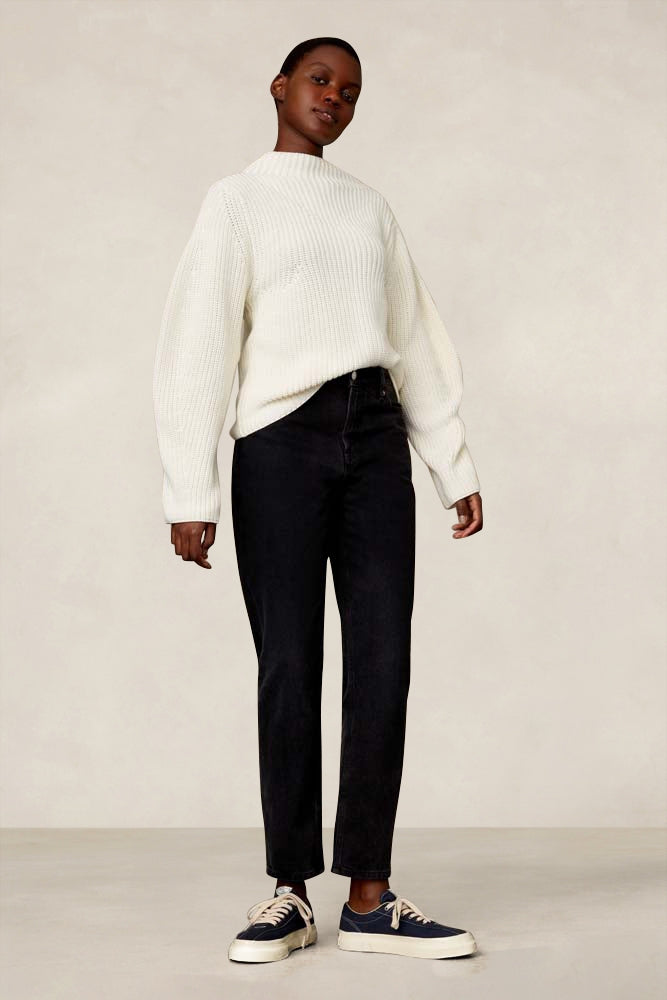 Kings Of Indigo-CAROLINE CROPPED | ECO RECYCLED BLACK WORN-Jeans-Black-Deal-Outlet-by-ARCHIVIST