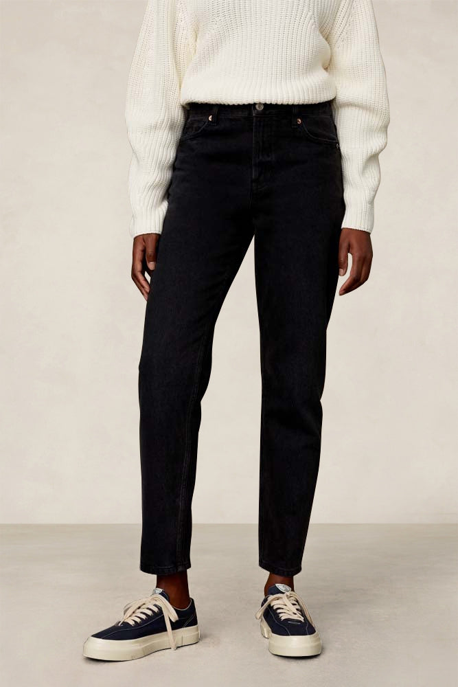Kings Of Indigo-CAROLINE CROPPED | ECO RECYCLED BLACK WORN-Jeans-Black-Deal-Outlet-by-ARCHIVIST