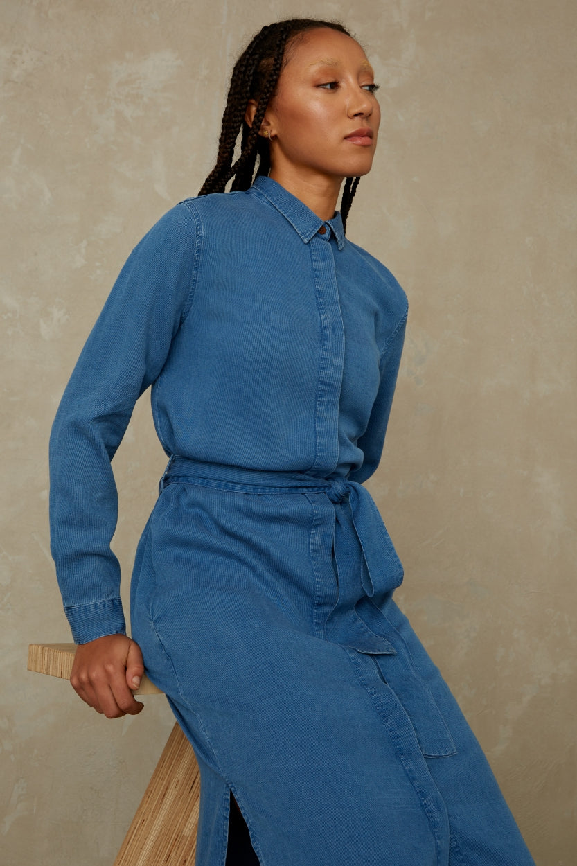 MAGGY | INDIGO STRUCTURE TENCEL