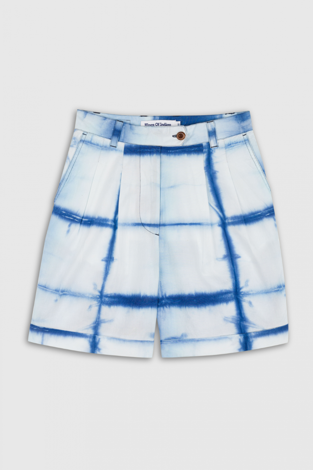 MARISOL SHORT | SHIBORI NATURAL INDIGO