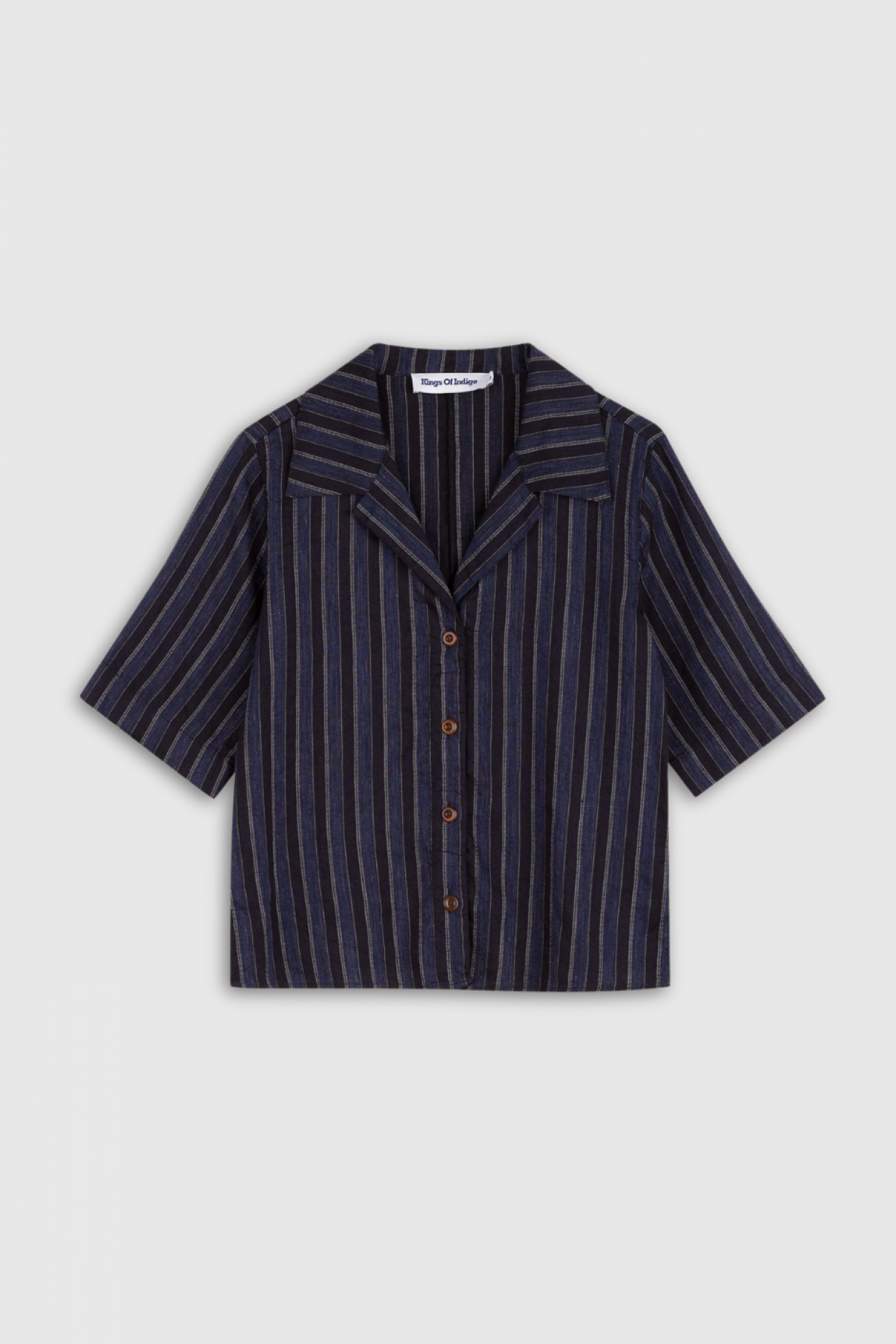 MORRIGAN | BLUE LINEN STRIPE