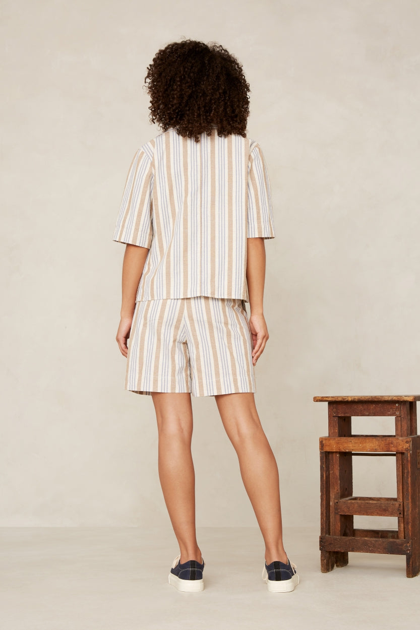 MORRIGAN | ECRU HEMP STRIPE