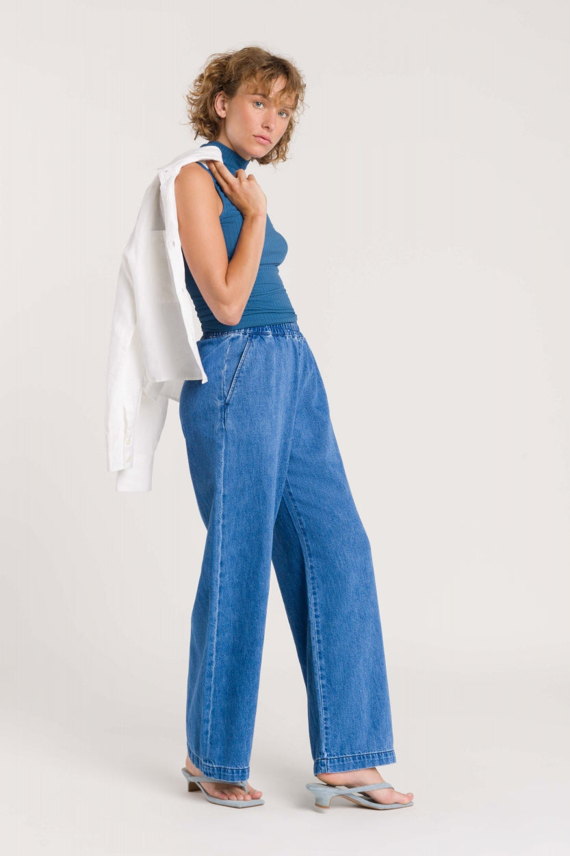 Kings Of Indigo-NORIKO | QUENNELL MID USED-Hosen-Black-Deal-Outlet-by-ARCHIVIST