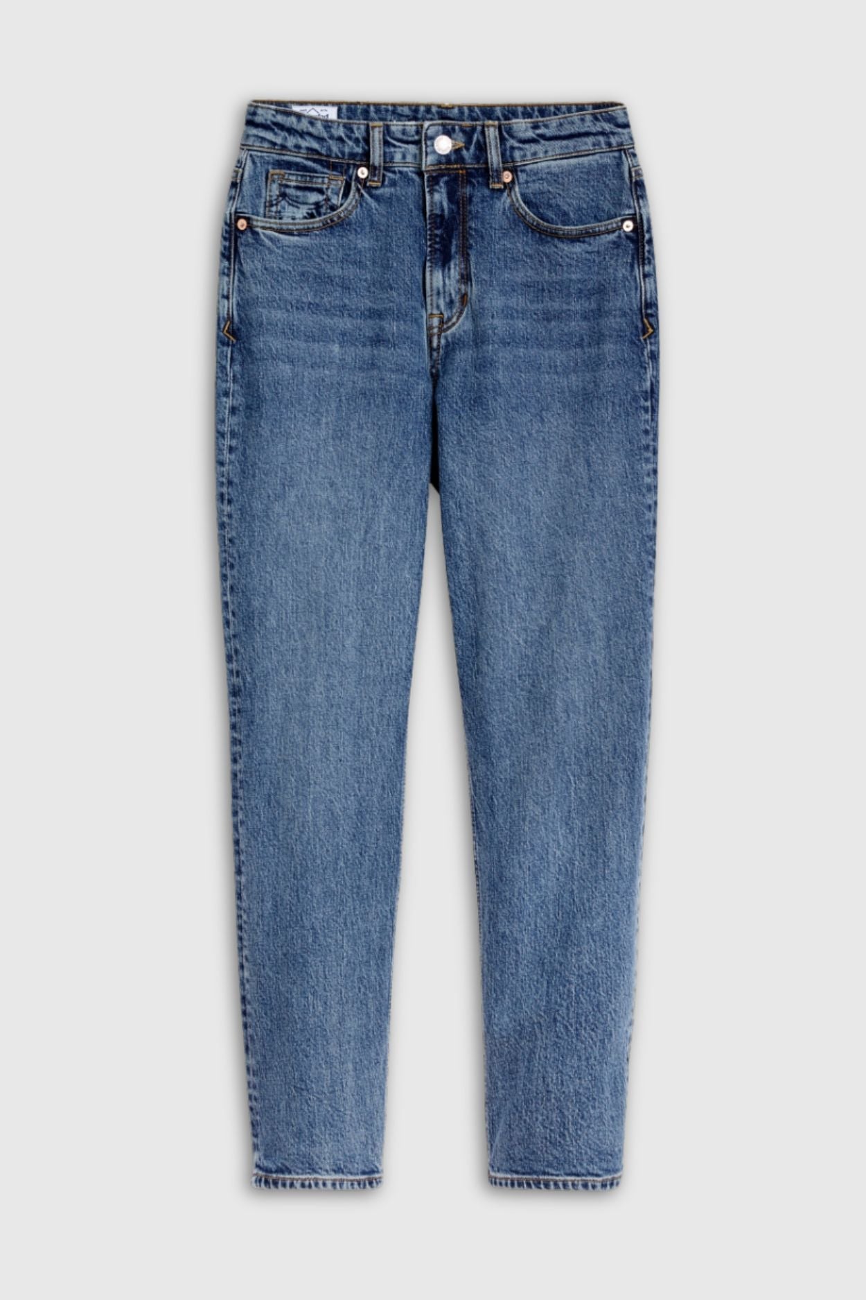 Kings Of Indigo-CAROLINE CROPPED STRETCH | ECO XAVIER BLUE MARBLE-Jeans-Black-Deal-Outlet-by-ARCHIVIST