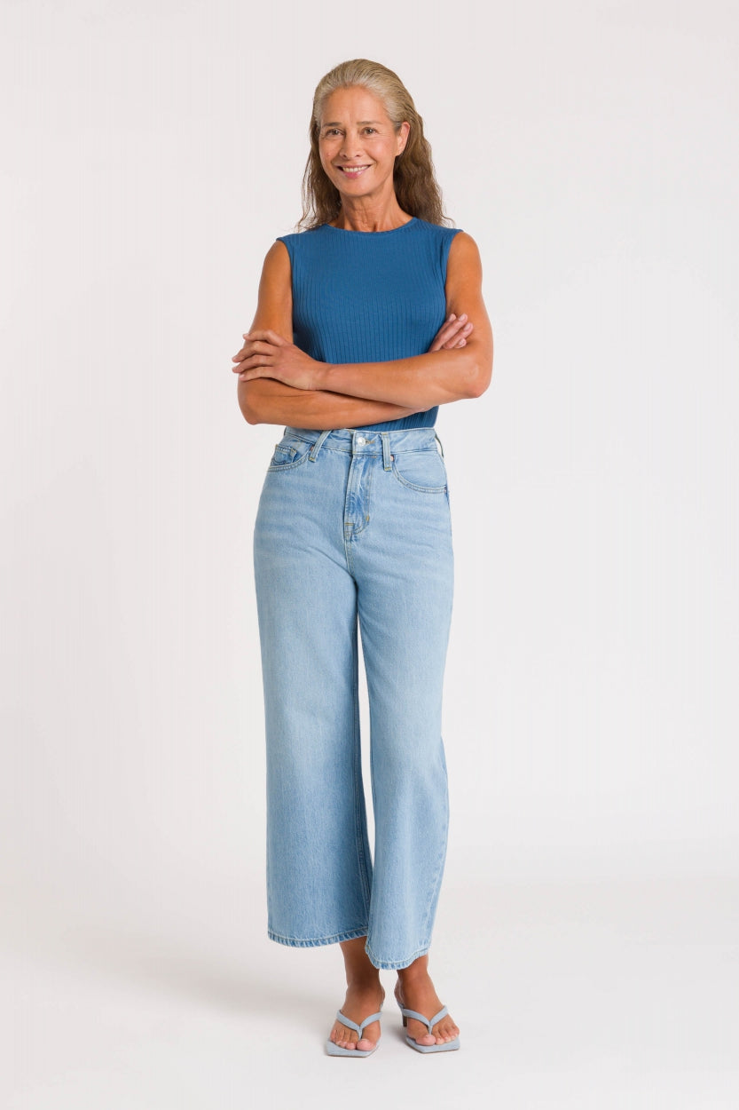 Kings Of Indigo-ELISABETH CROPPED | BLUE REEF SUPER LIGHT USED-Jeans-Black-Deal-Outlet-by-ARCHIVIST