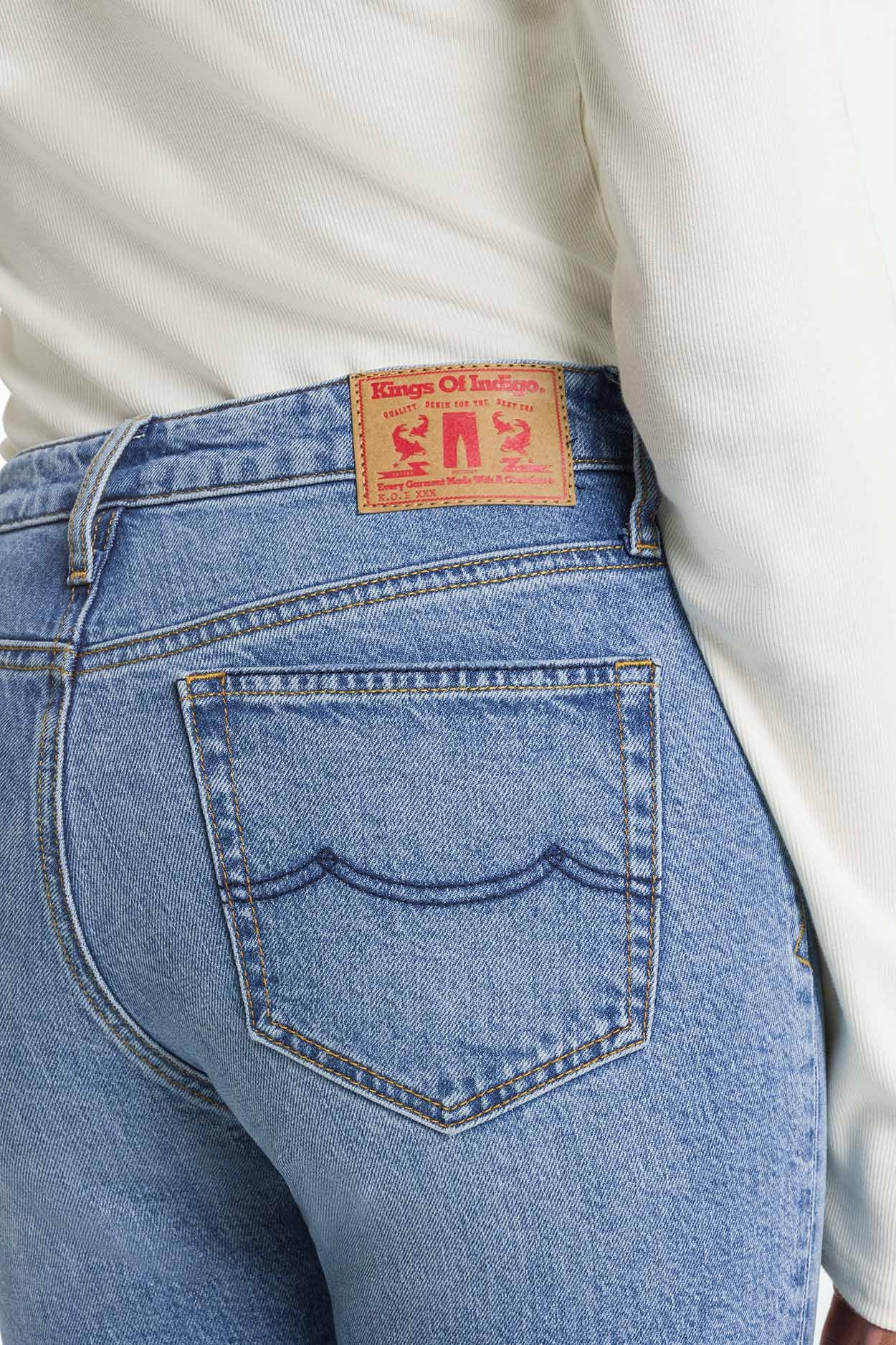 Kings Of Indigo-JUNO MEDIUM | ANTONIE DEEP ROYAL TENCEL MID-Jeans-Black-Deal-Outlet-by-ARCHIVIST