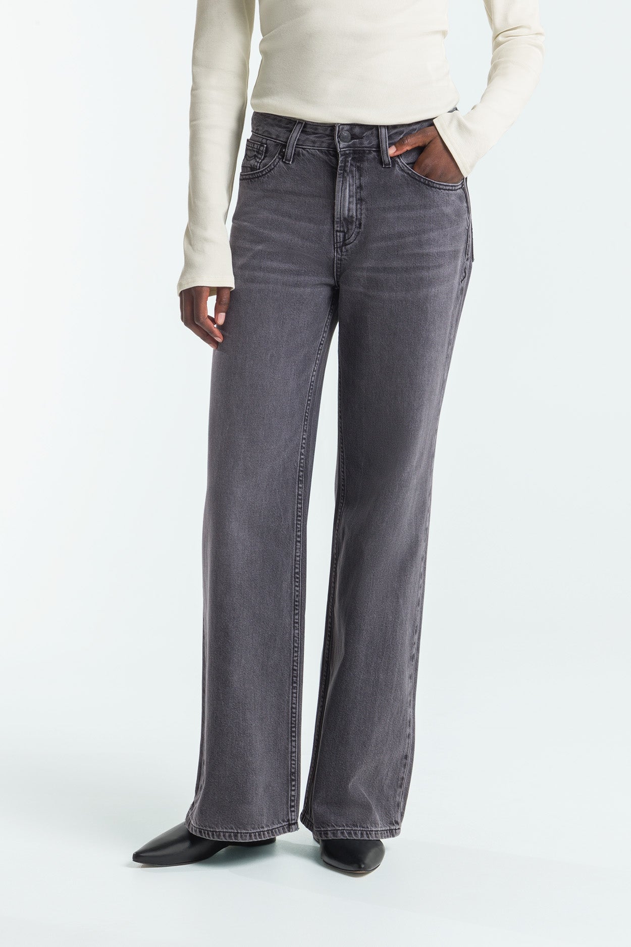 Kings Of Indigo-JANE | PONY BLACK OD BLACK-Jeans-Black-Deal-Outlet-by-ARCHIVIST