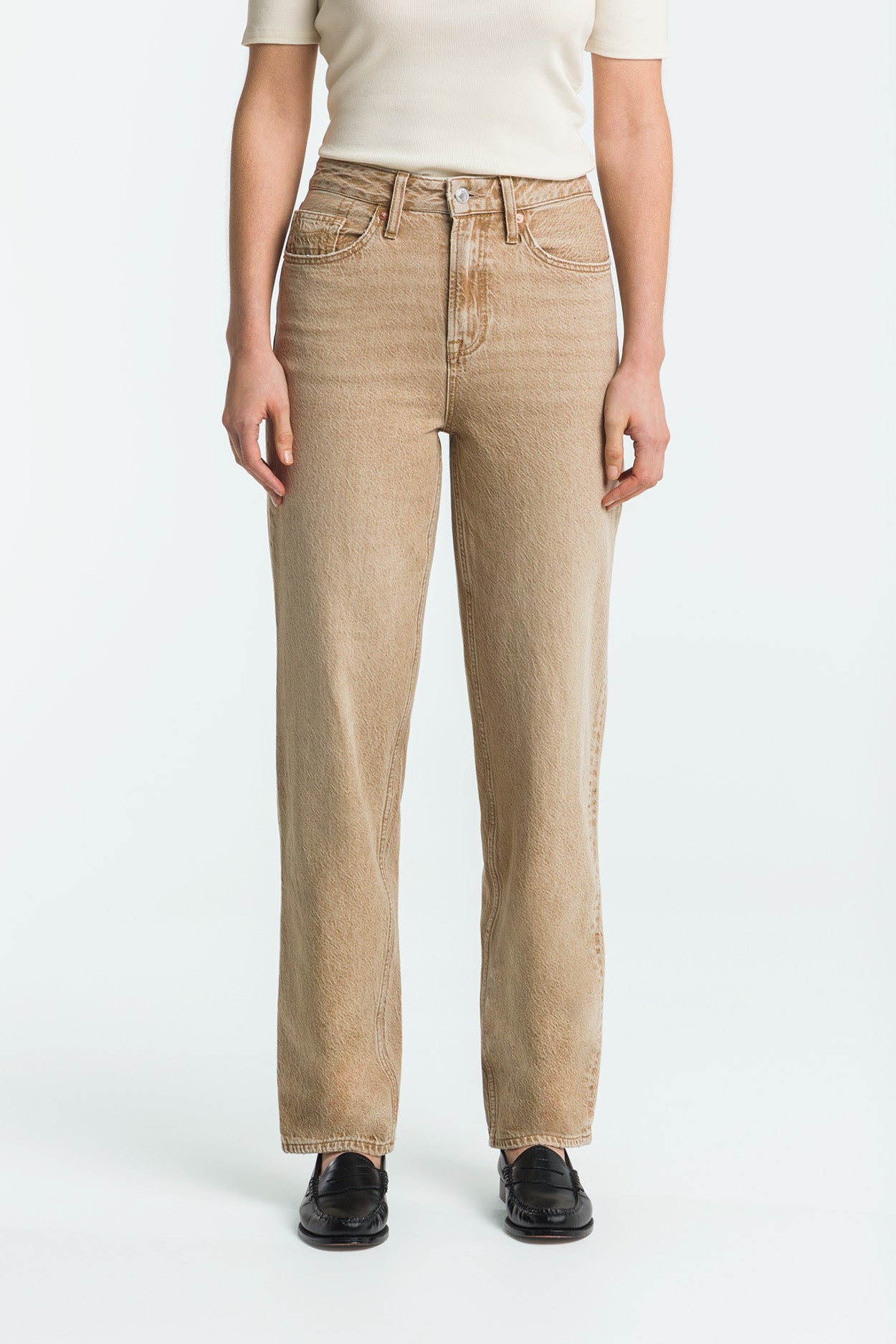 Kings Of Indigo-LIORA | JIM DARK BEIGE-Jeans-Black-Deal-Outlet-by-ARCHIVIST