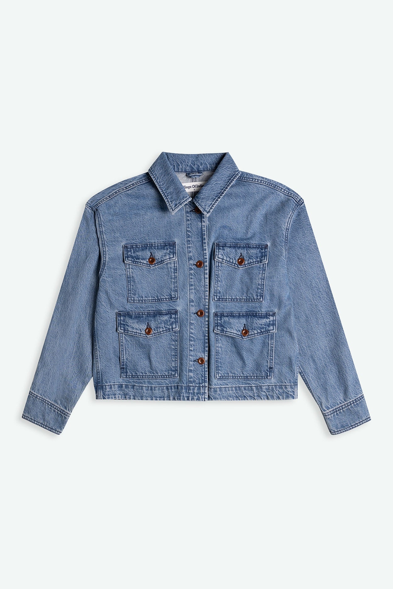 Kings Of Indigo-MEISHO | JIM MID MARBLE-Jacken & Mäntel-Black-Deal-Outlet-by-ARCHIVIST