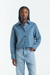 Kings Of Indigo-QUINN | CORONET BLUE-Shirts-Black-Deal-Outlet-by-ARCHIVIST