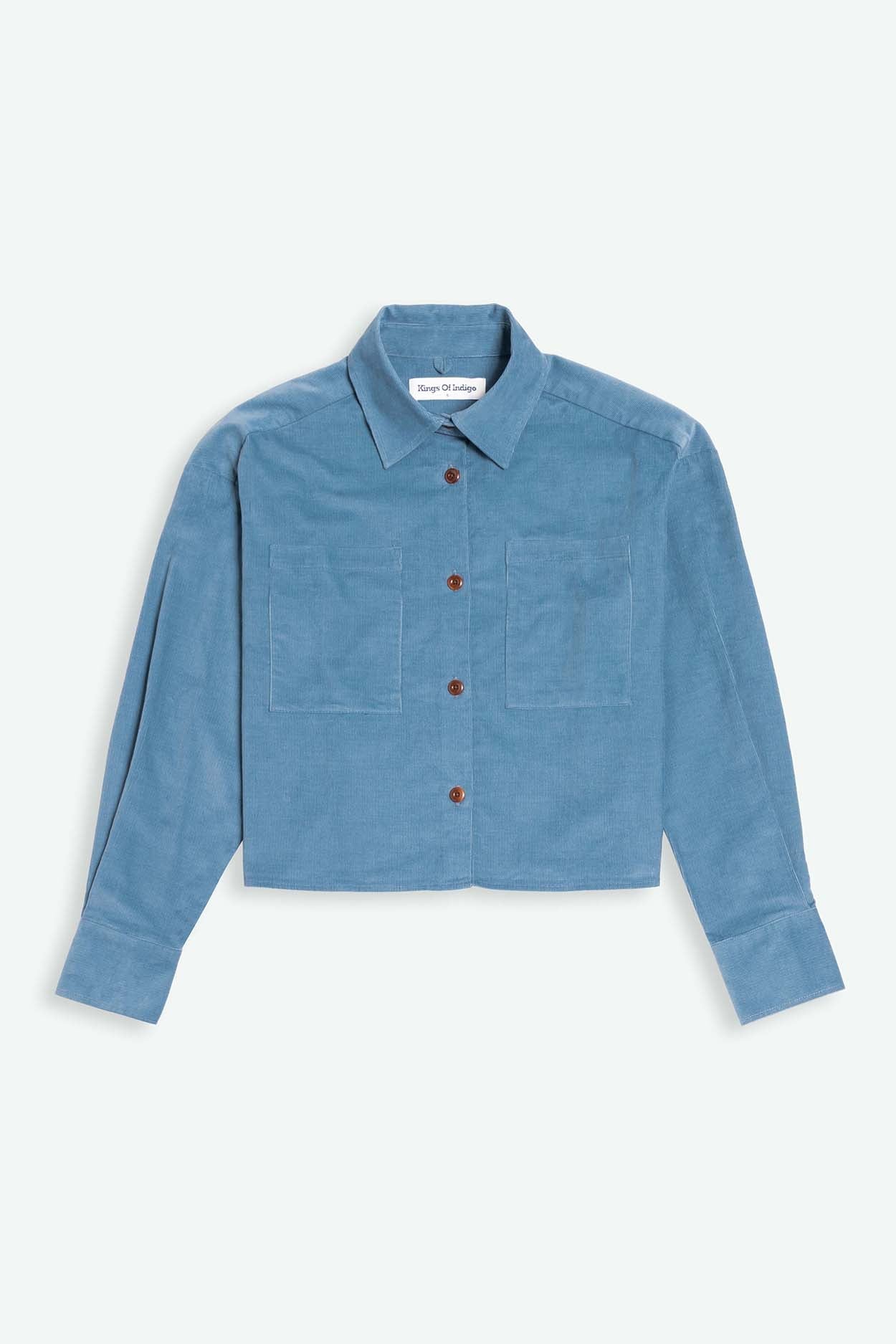 Kings Of Indigo-QUINN | CORONET BLUE-Shirts-Black-Deal-Outlet-by-ARCHIVIST