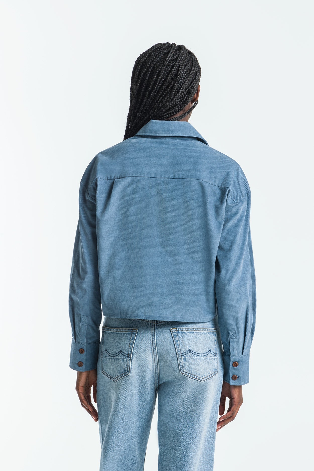 Kings Of Indigo-QUINN | CORONET BLUE-Shirts-Black-Deal-Outlet-by-ARCHIVIST