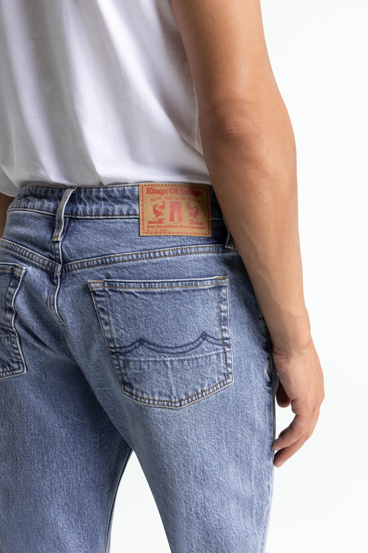 Kings Of Indigo-ADDO | ECO XAVIER BLUE MARBLE-Jeans-Black-Deal-Outlet-by-ARCHIVIST