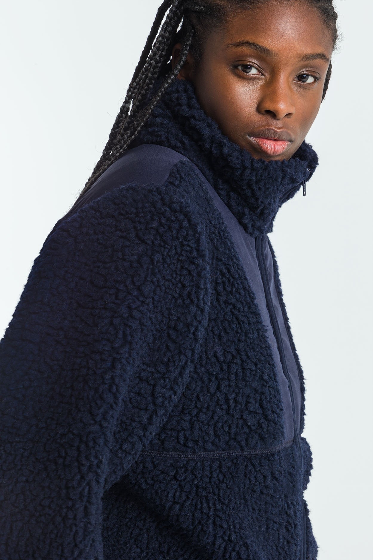 Kings Of Indigo-TOTOKU | MARITIME BLUE SHERPA-Jacken & Mäntel-Black-Deal-Outlet-by-ARCHIVIST