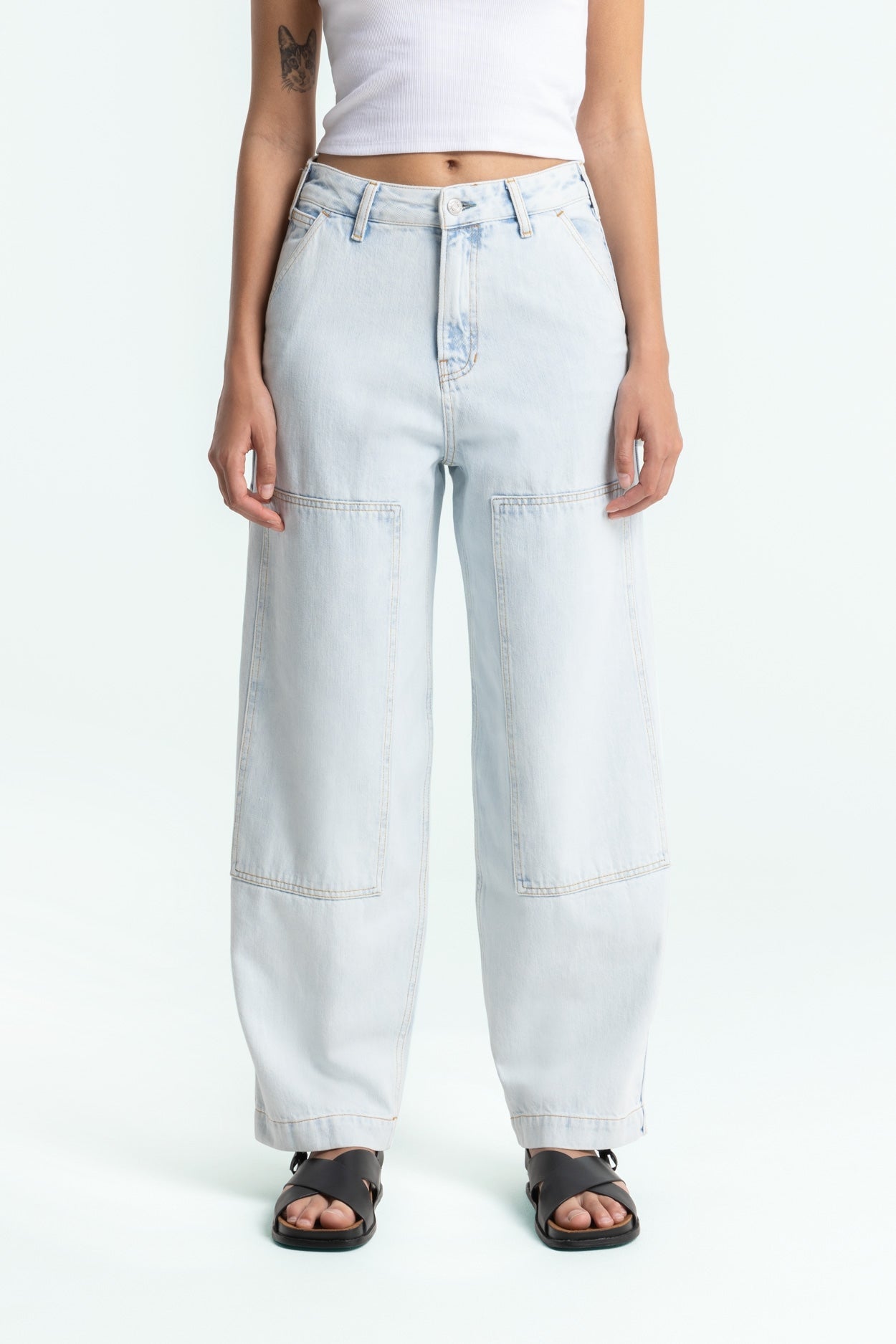 Kings Of Indigo-LEYDA | CHASE SUPER LIGHT MARBLE-Jeans-Black-Deal-Outlet-by-ARCHIVIST