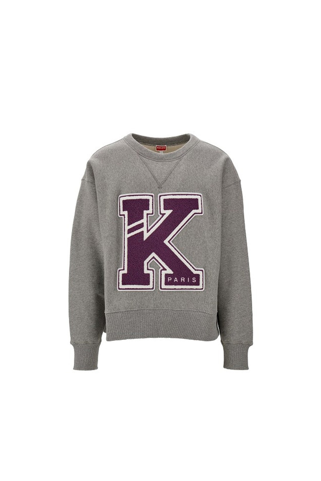 KENZO Patches Sweatshirt-Shirts-Kenzo-GREY-L-IM-SALE-ARCHIVIST