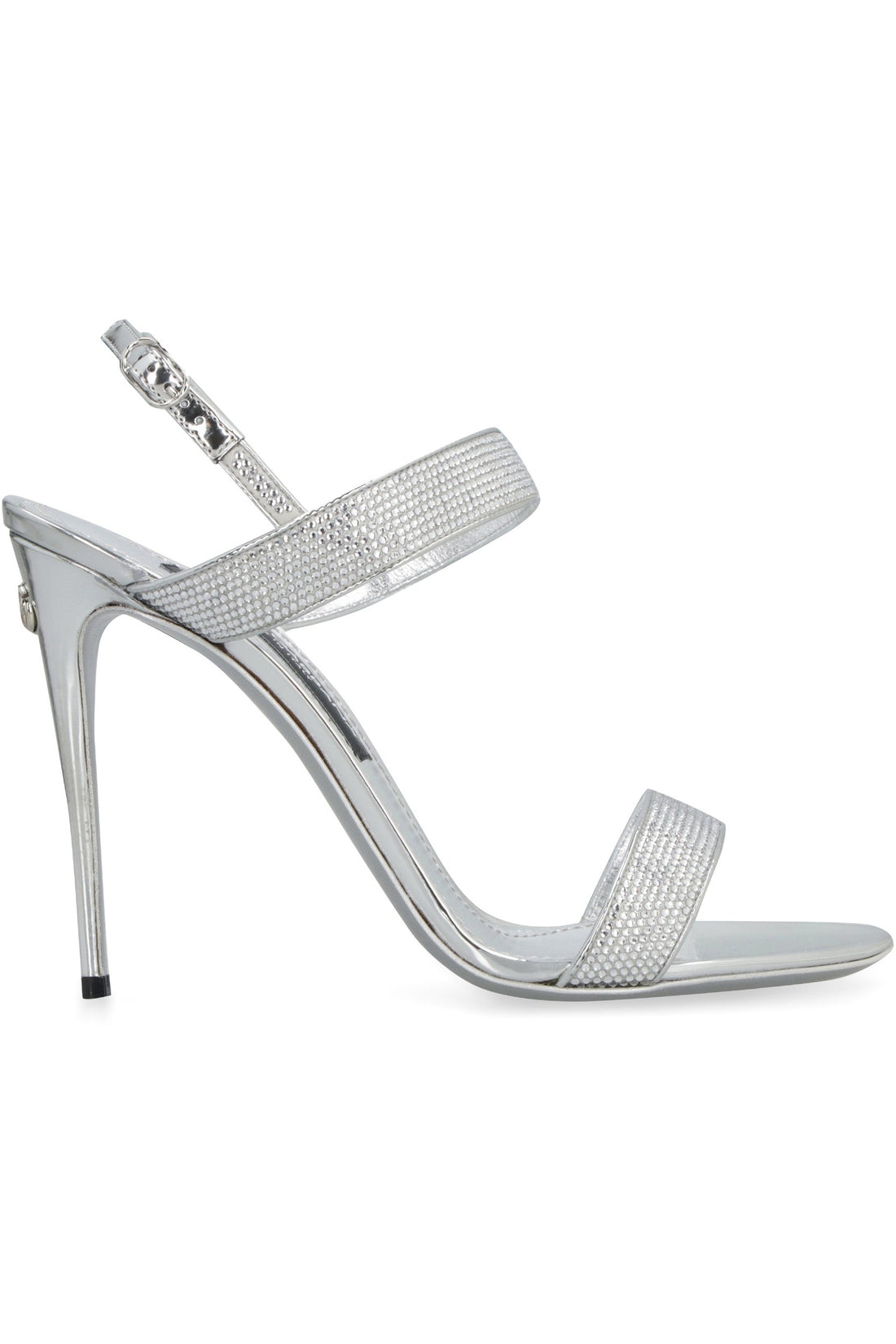 Dolce & Gabbana-OUTLET-SALE-KIM DOLCE&GABBANA - Keira metallic leather sandals-ARCHIVIST