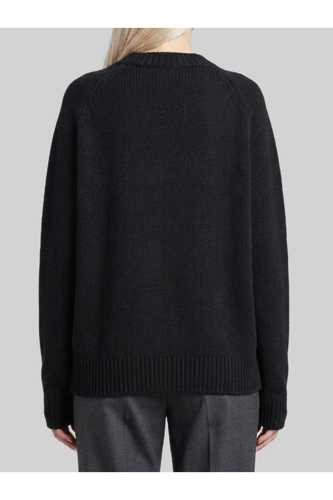 Lisa yang-OUTLET-SALE-KNITWEAR BLACK-ARCHIVIST