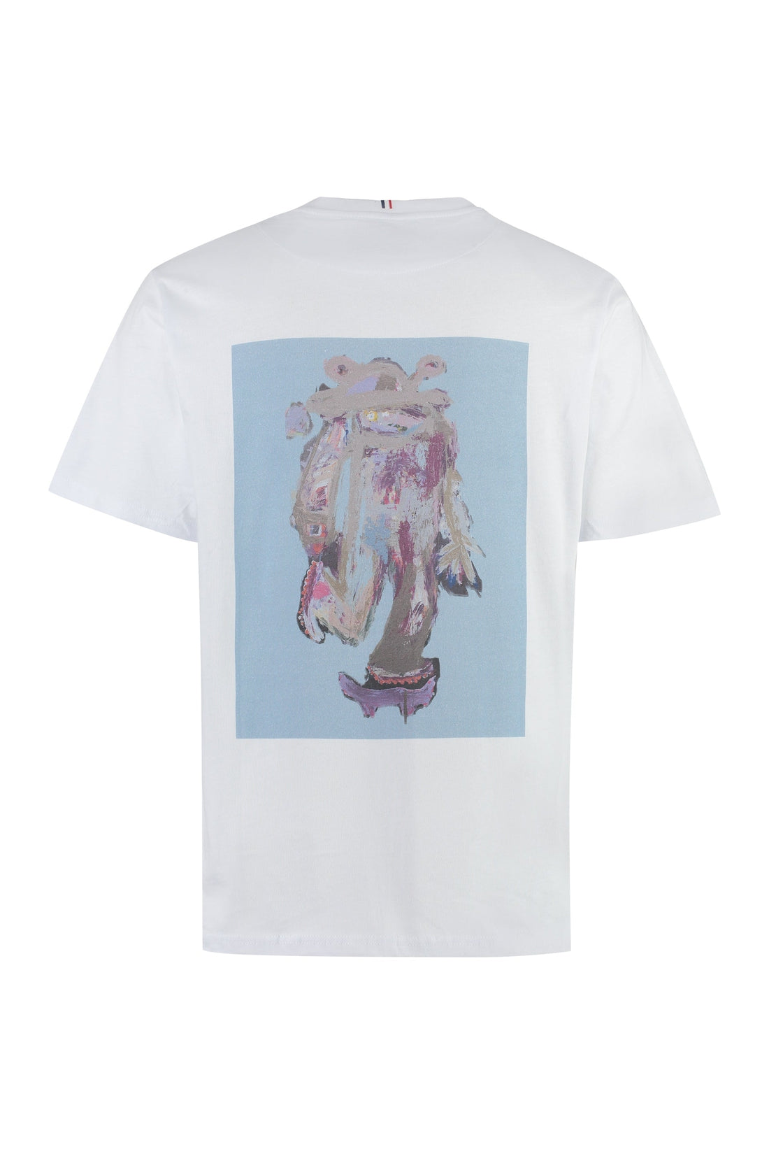Les Deux-OUTLET-SALE-Kabangu X Les Deux - Printed cotton T-shirt-ARCHIVIST