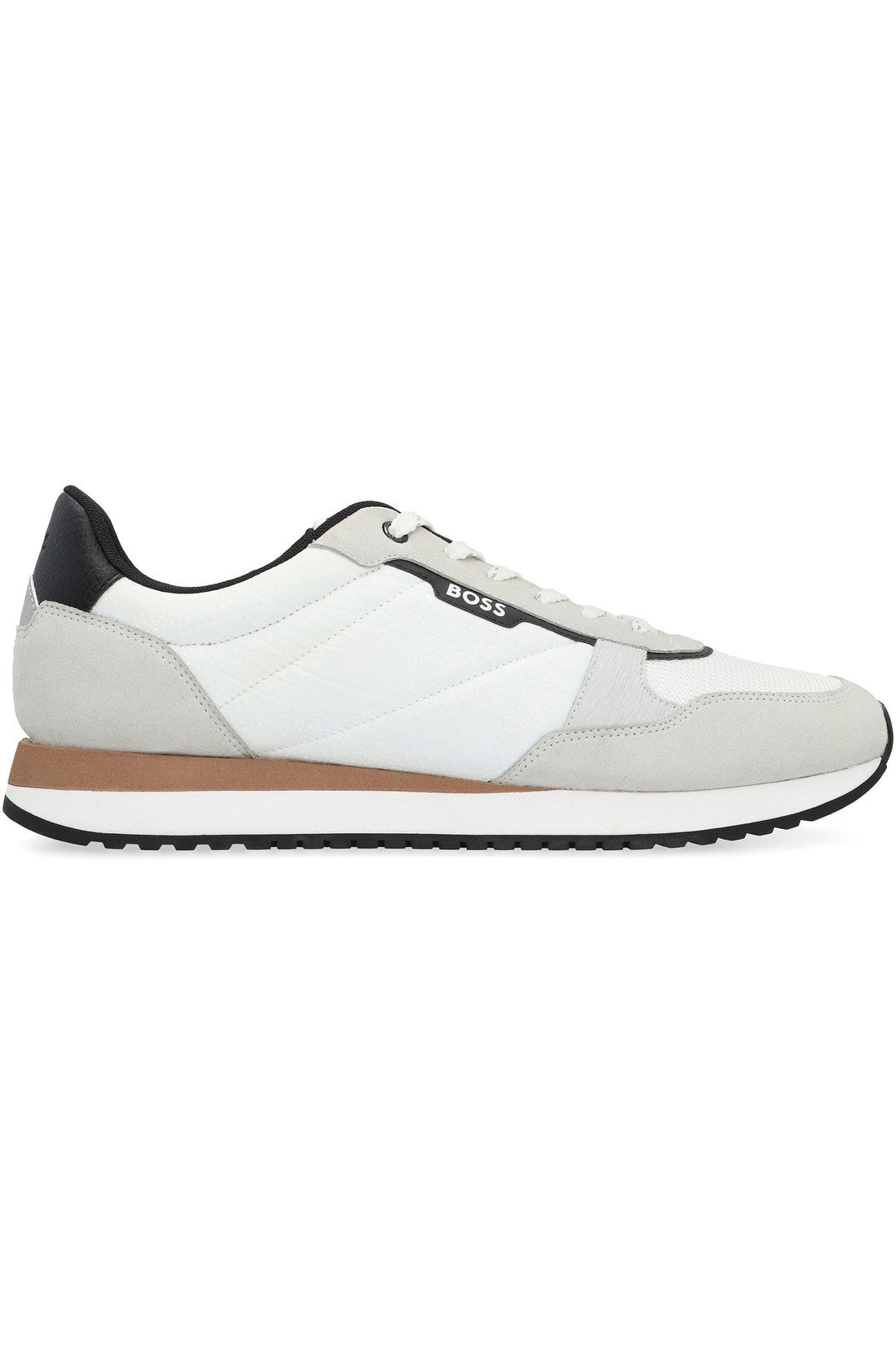 BOSS-OUTLET-SALE-Kai Fabric low-top sneakers-ARCHIVIST