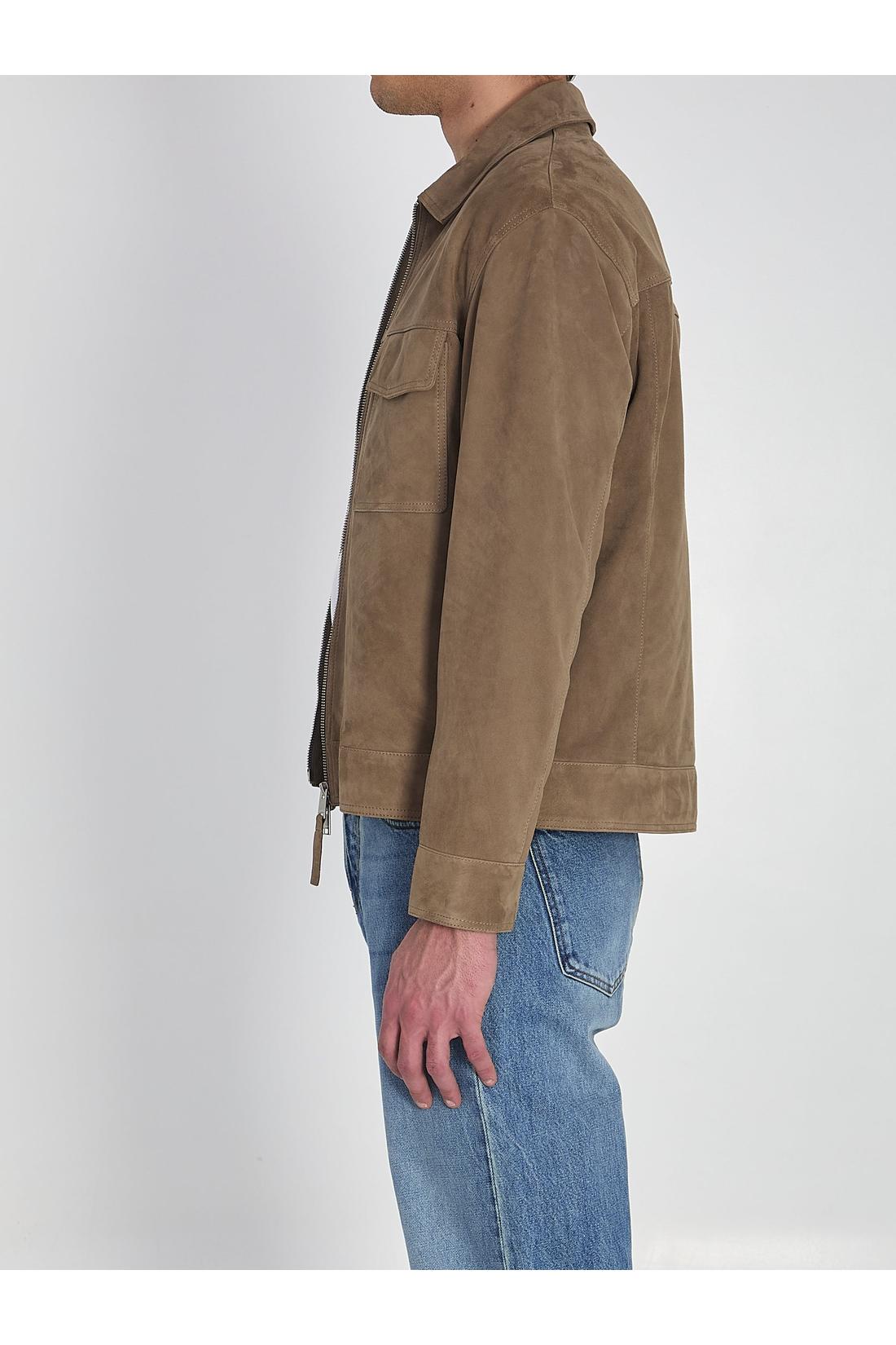 Arma-OUTLET-SALE-Kale jacket in suede-ARCHIVIST