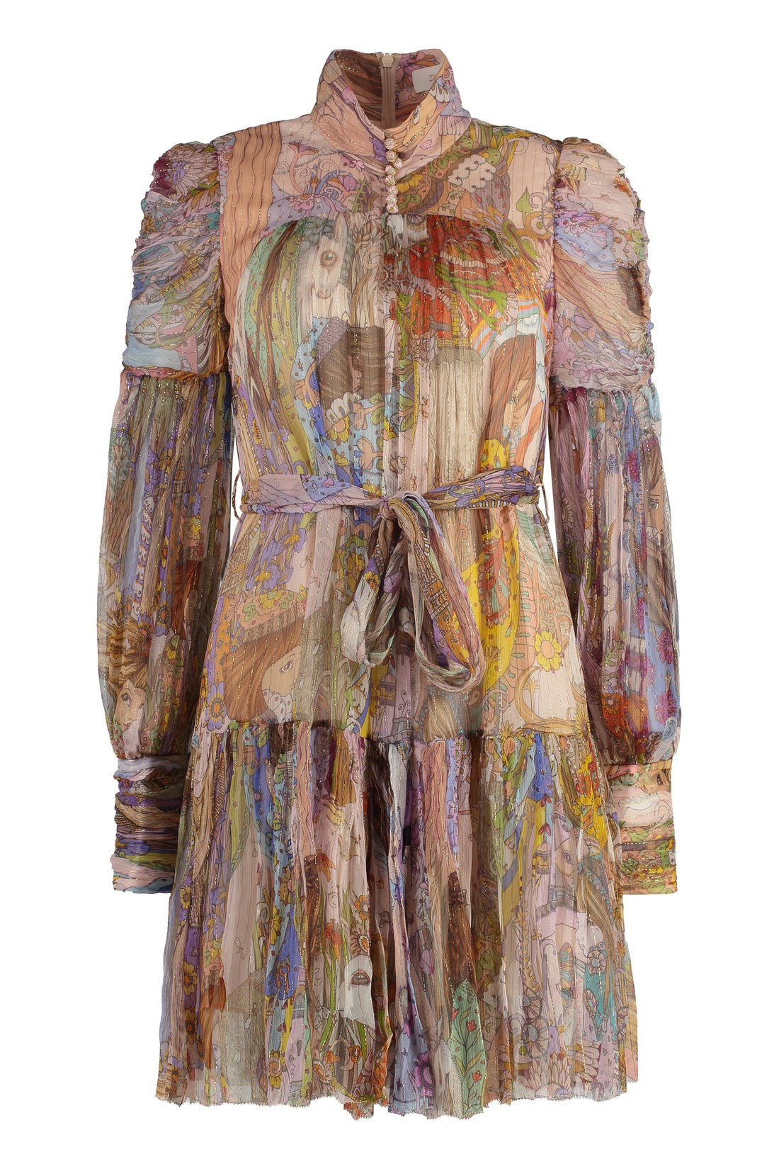 Zimmermann-OUTLET-SALE-Kaleidoscope silk mini dress-ARCHIVIST
