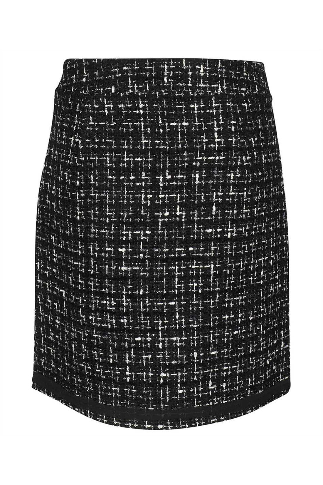 Bouclé wool skirt