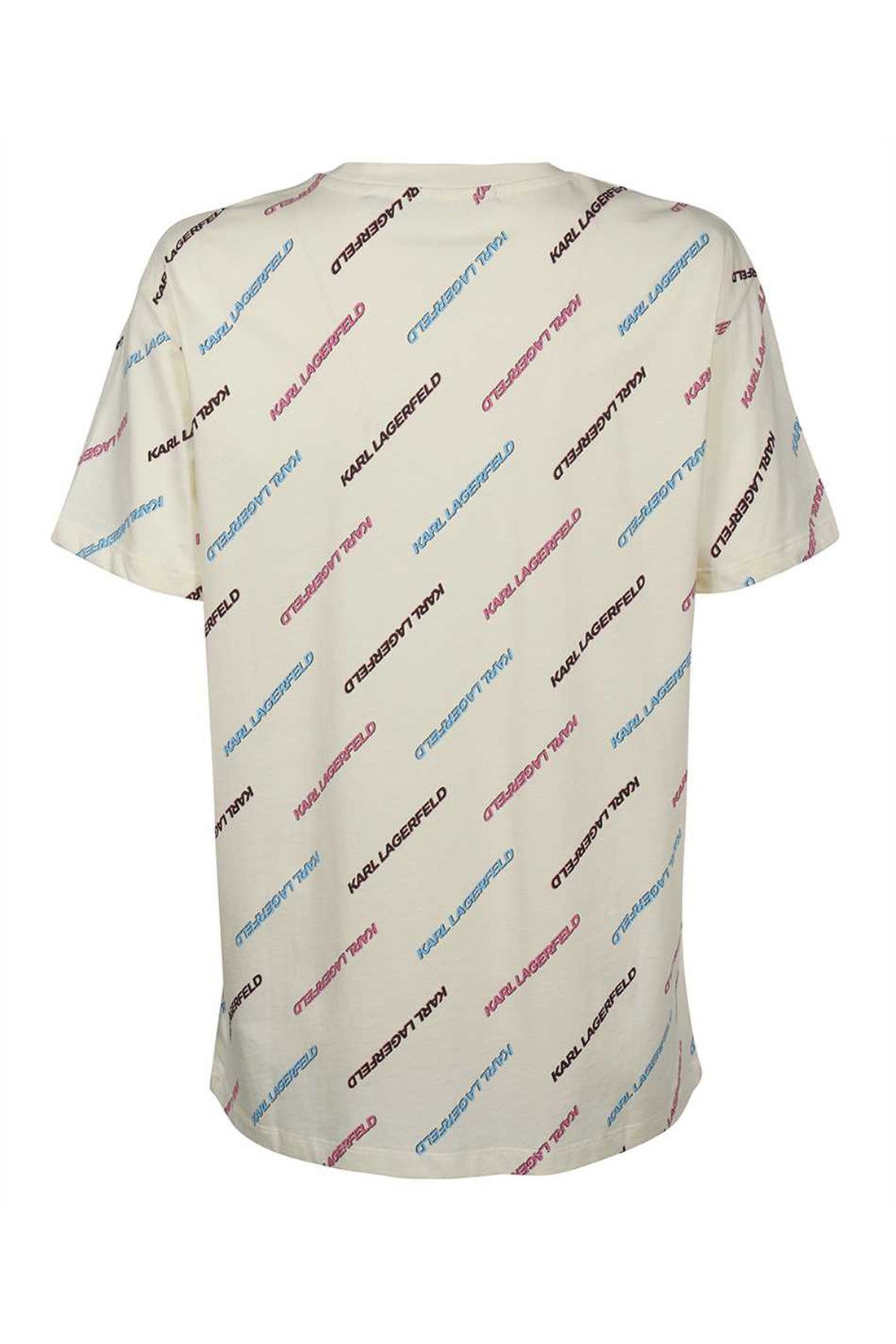 Cotton T-shirt with all over logo