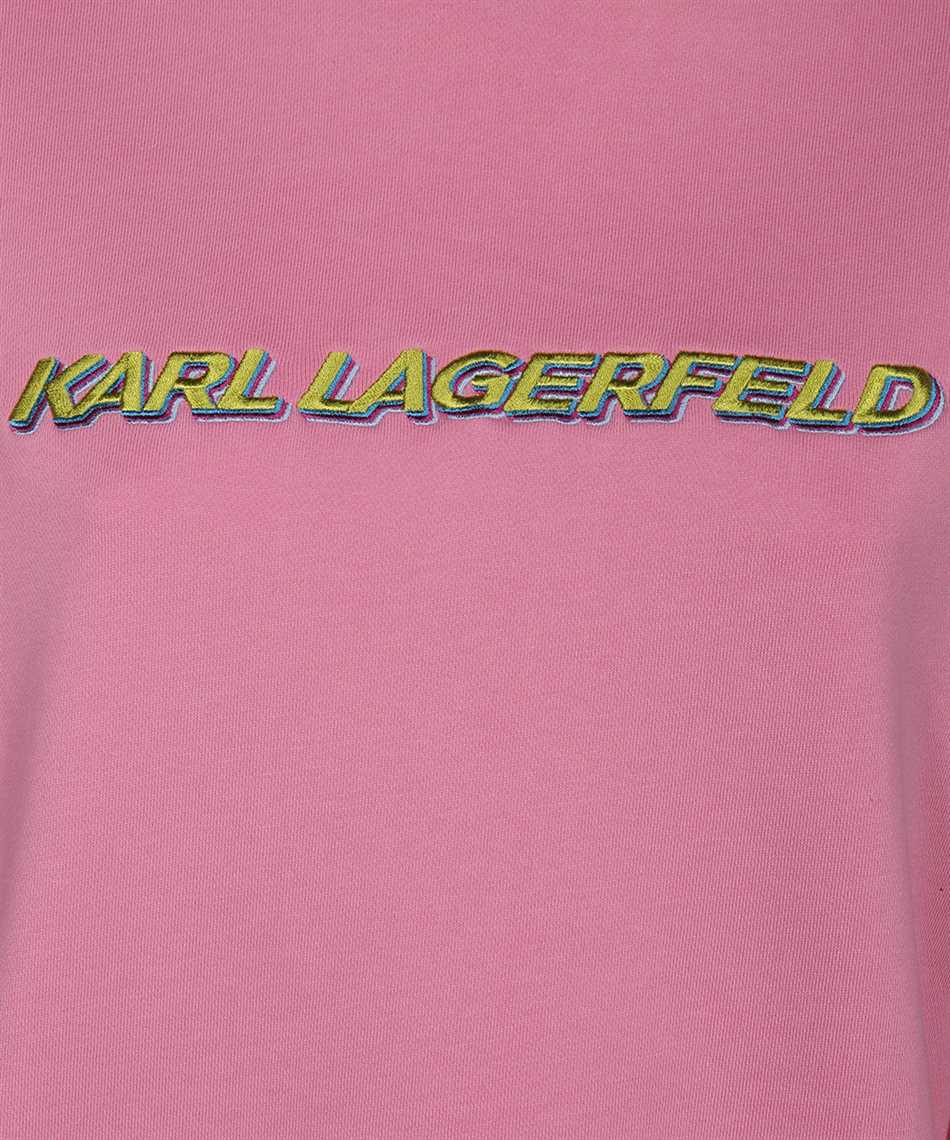 Cotton crew-neck sweatshirt-Karl Lagerfeld-OUTLET-SALE-ARCHIVIST