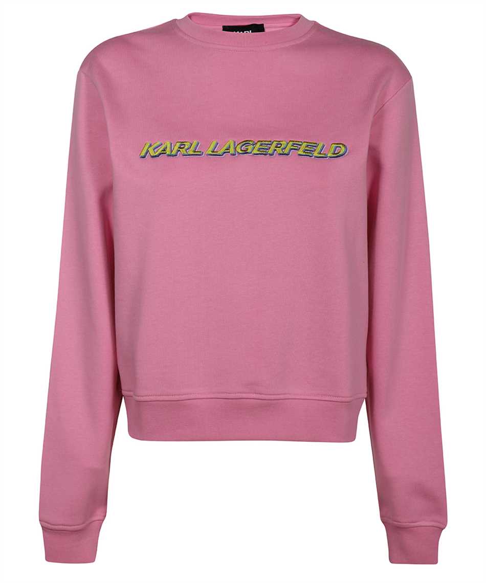 Cotton crew-neck sweatshirt-Karl Lagerfeld-OUTLET-SALE-L-ARCHIVIST