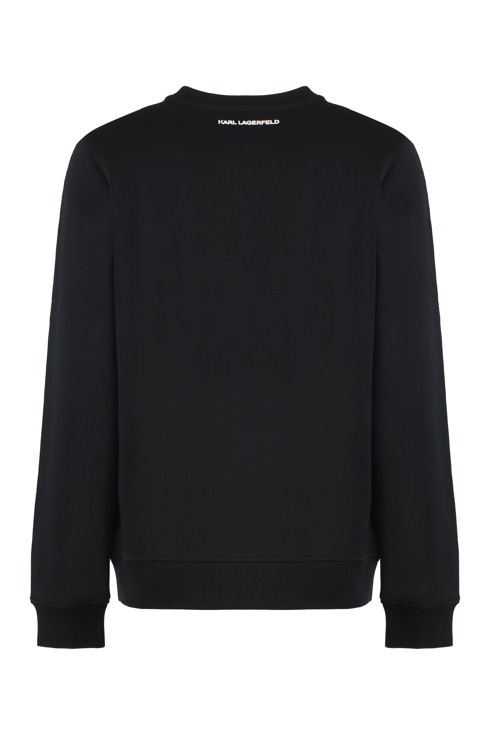 Karl Lagerfeld-OUTLET-SALE-Cotton crew-neck sweatshirt-ARCHIVIST