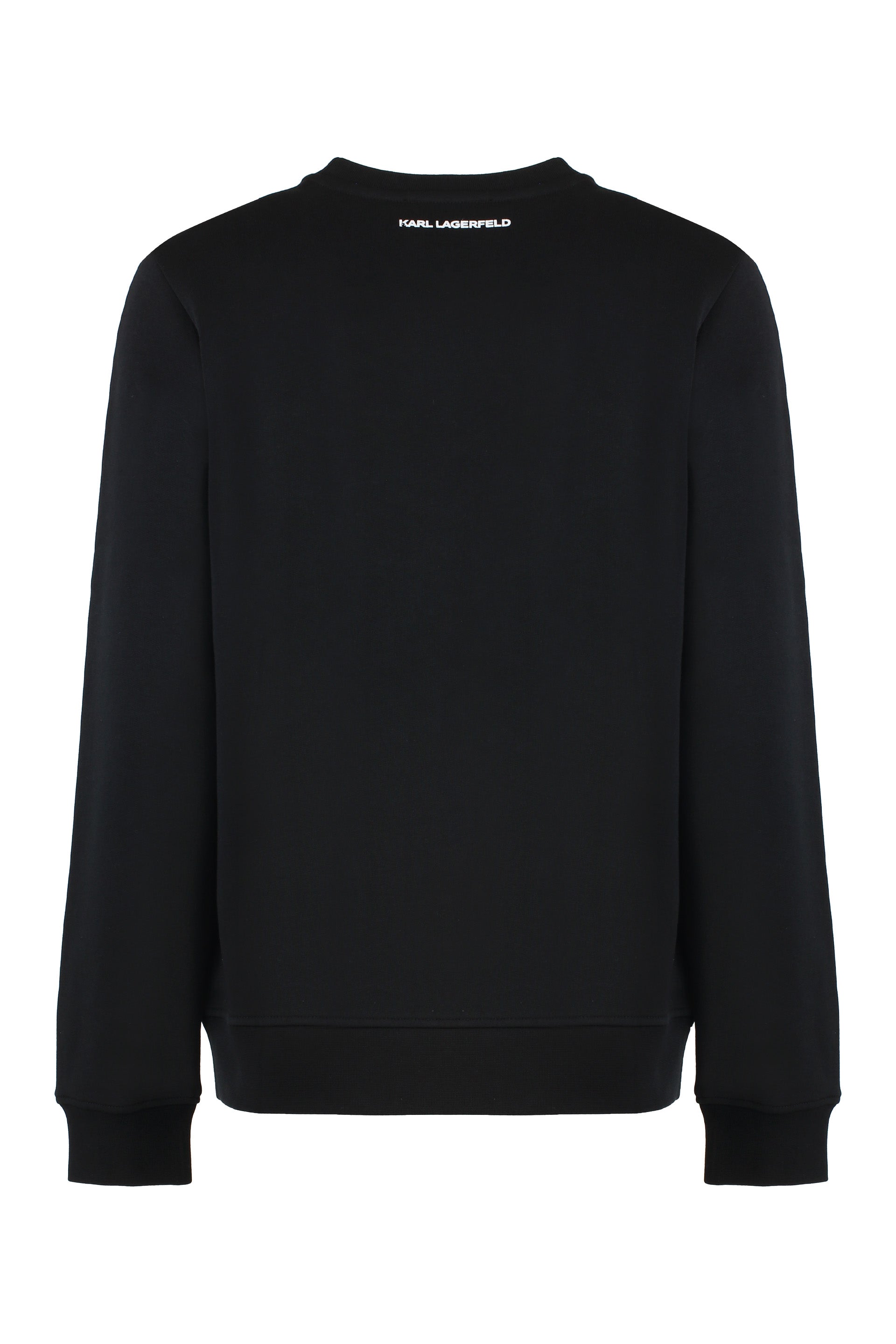 Karl Lagerfeld-OUTLET-SALE-Cotton crew-neck sweatshirt-ARCHIVIST