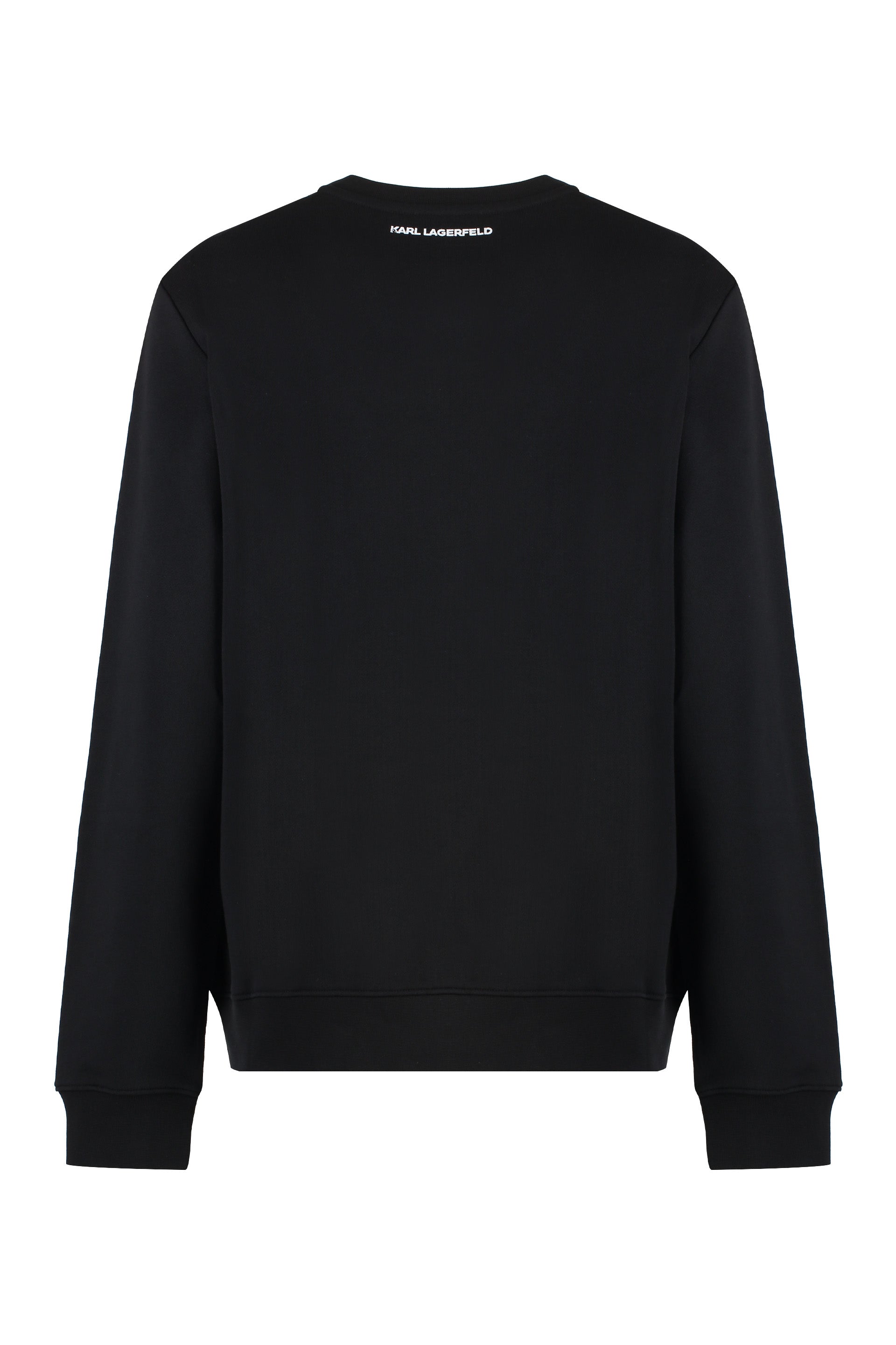 Karl Lagerfeld-OUTLET-SALE-Cotton crew-neck sweatshirt-ARCHIVIST