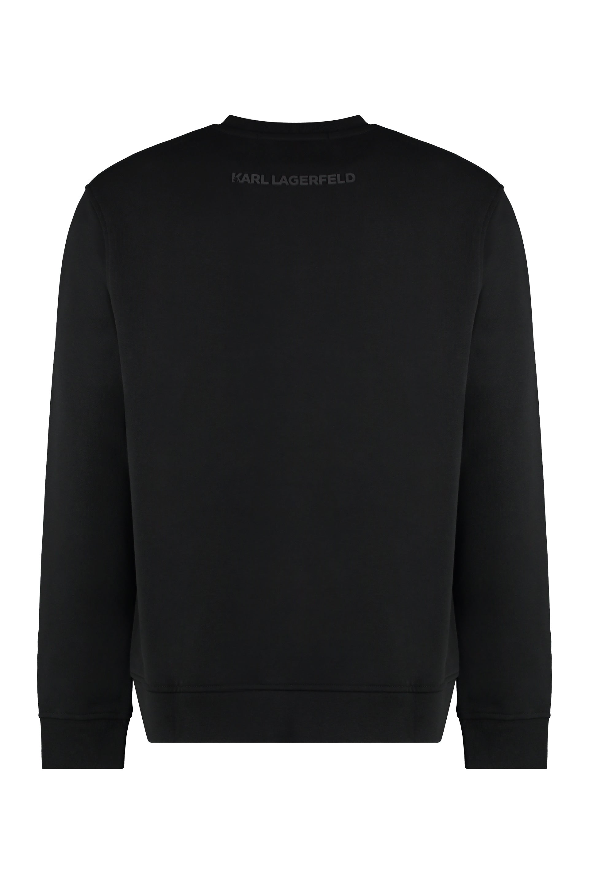 Karl Lagerfeld-OUTLET-SALE-Cotton crew-neck sweatshirt-ARCHIVIST