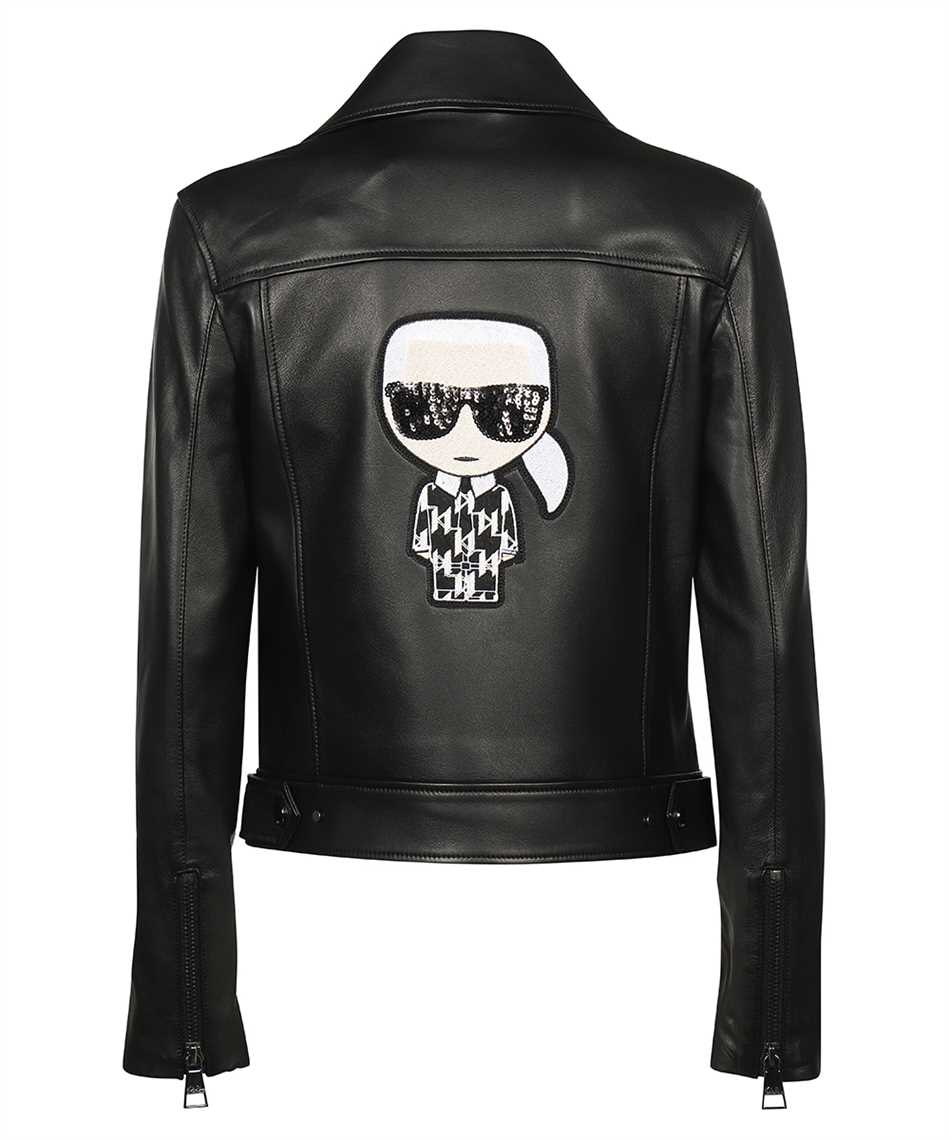 Leather jacket-Karl Lagerfeld-OUTLET-SALE-46-ARCHIVIST
