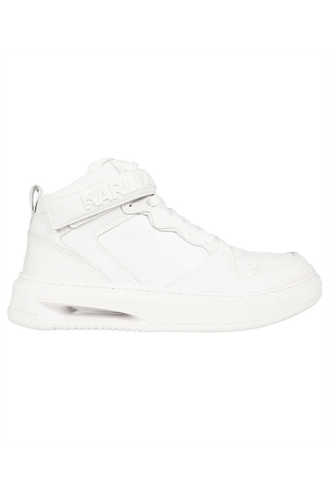 Logo detail leather sneakers-Karl Lagerfeld-OUTLET-SALE-40-ARCHIVIST
