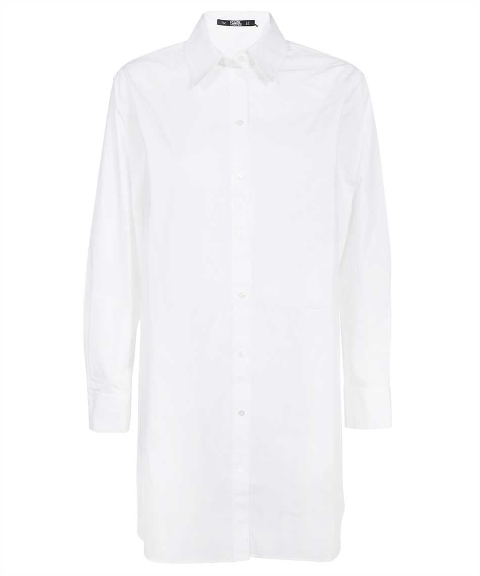 Long cotton shirt-Karl Lagerfeld-OUTLET-SALE-40-ARCHIVIST