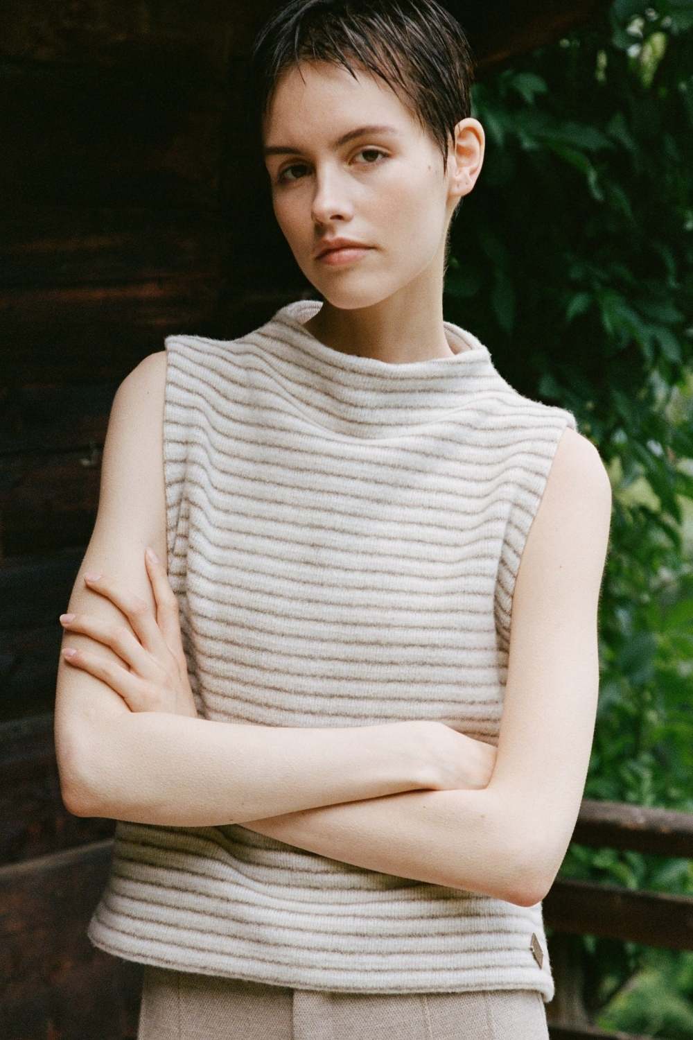 Stapf Tirol Damen Pullunder Karla Stripe, Strick & Pullover