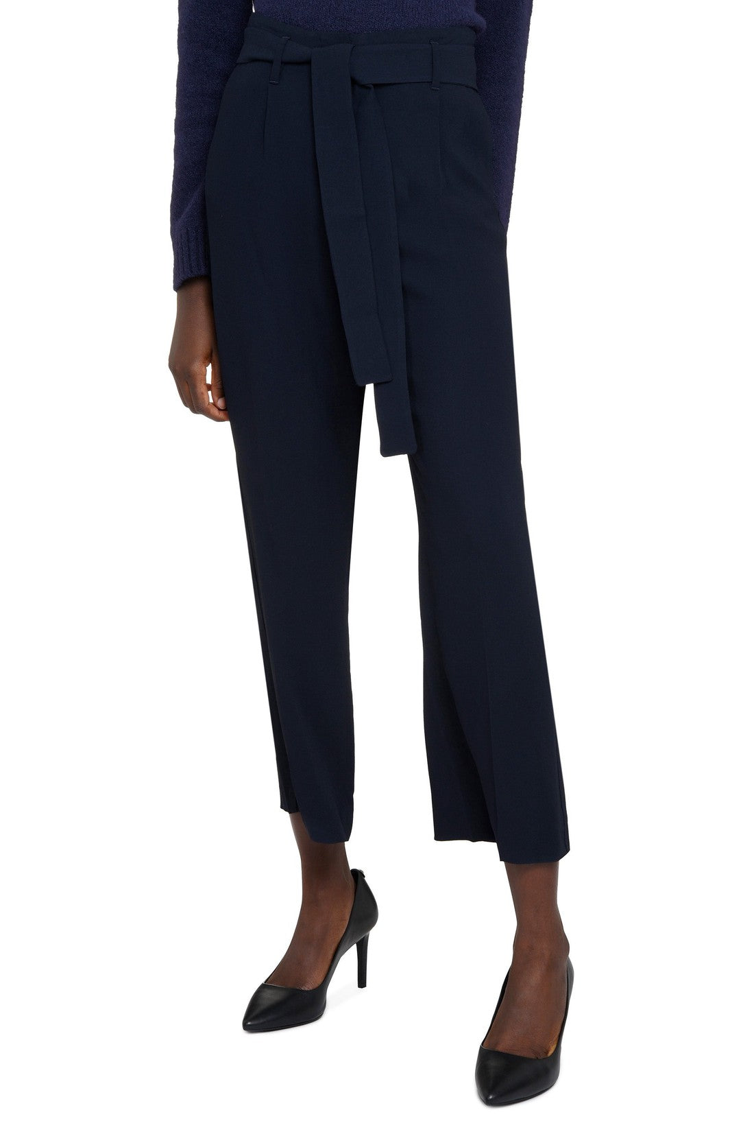 Max Mara-OUTLET-SALE-Kartal belted cropped trousers-ARCHIVIST