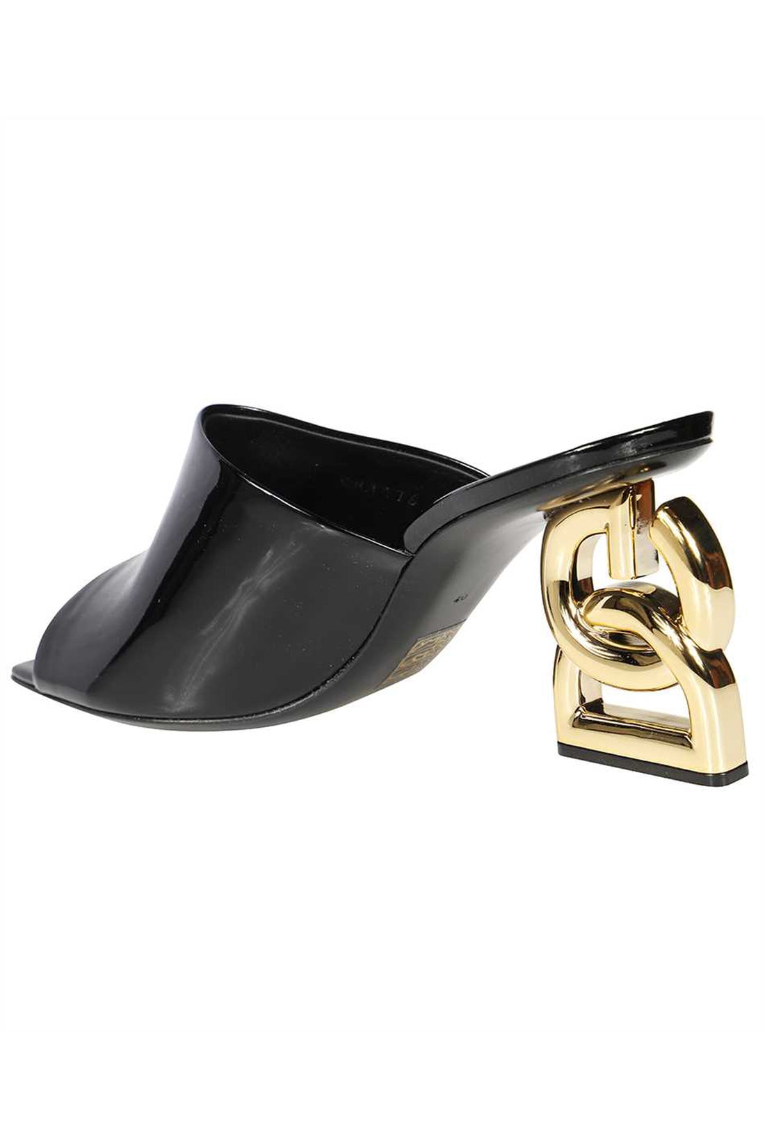 Dolce & Gabbana-OUTLET-SALE-Keira patent leather mules-ARCHIVIST