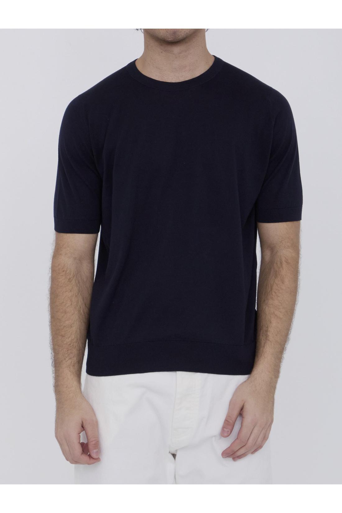 Kempton t-shirt-Shirts-John Smedley-OUTLET-L-BLAU-ARCHIVIST-ARCHIVE-SALE