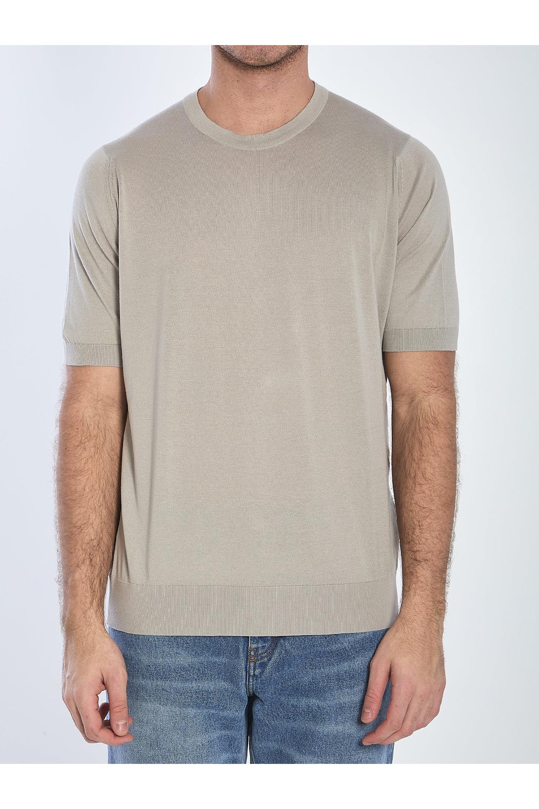 Kempton t-shirt-Shirts-John Smedley-OUTLET-L-BEIGE-ARCHIVIST-ARCHIVE-SALE