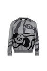 KENZO-OUTLET-SALE-Kenzo Abstract Tiger-Print Sweatshirt-ARCHIVIST