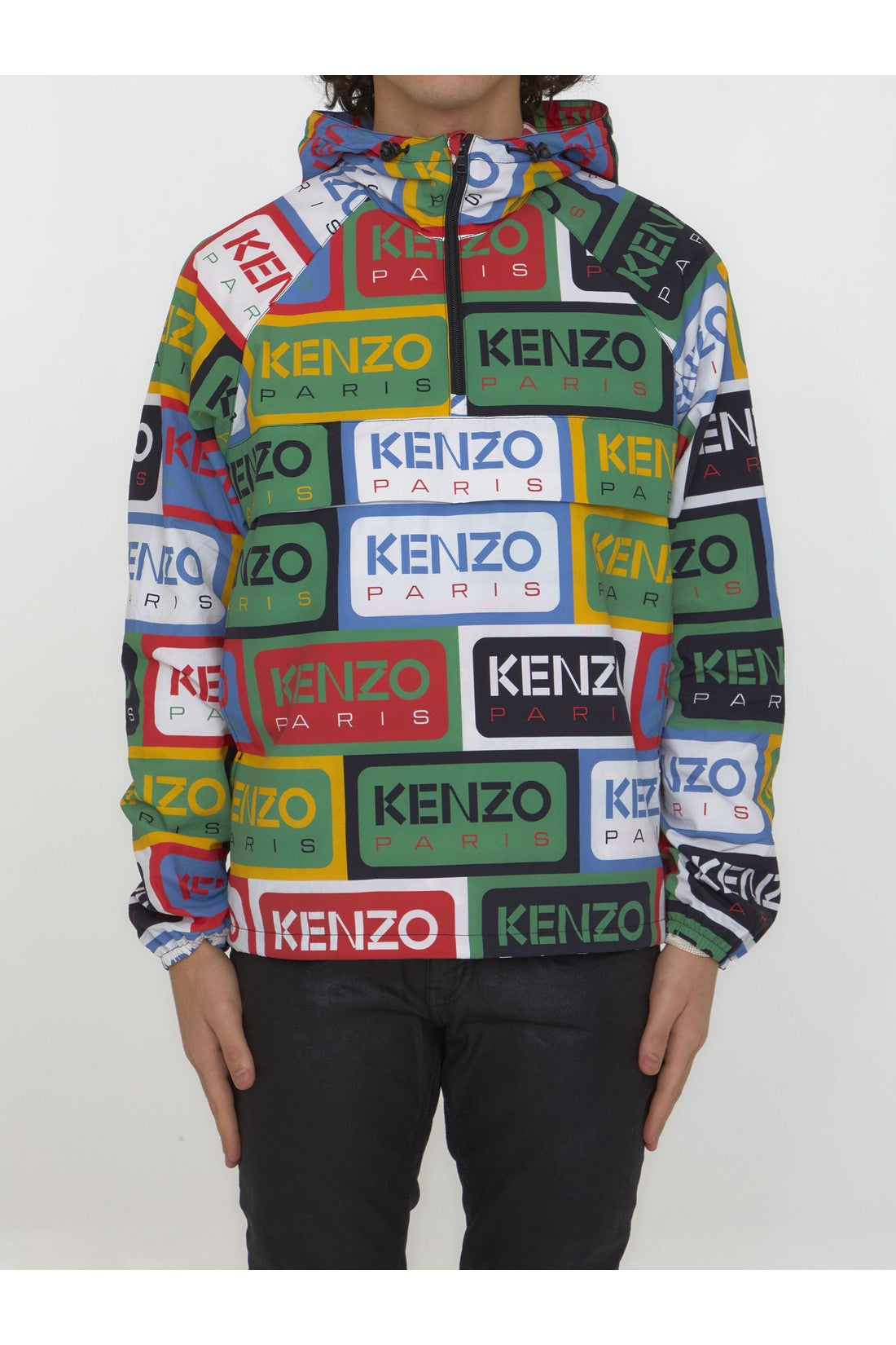 KENZO-OUTLET-SALE-Kenzo Labels windbreaker-ARCHIVIST